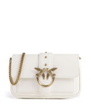 Pinko Love One Pocket Wallet bianco seta/antique gold