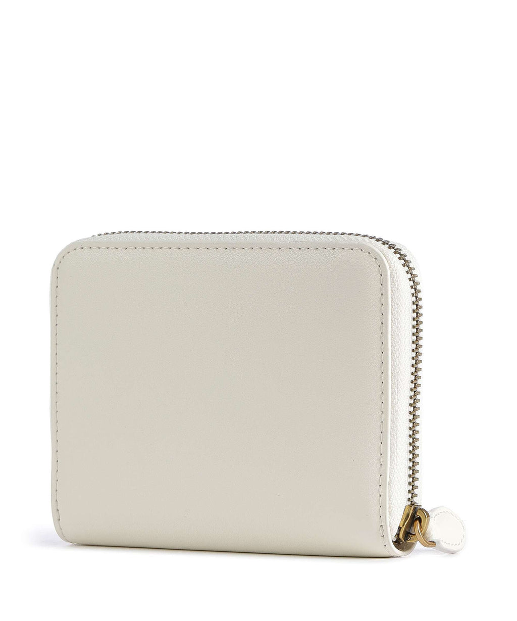 Pinko Taylor Wallet bianco seta/antique gold