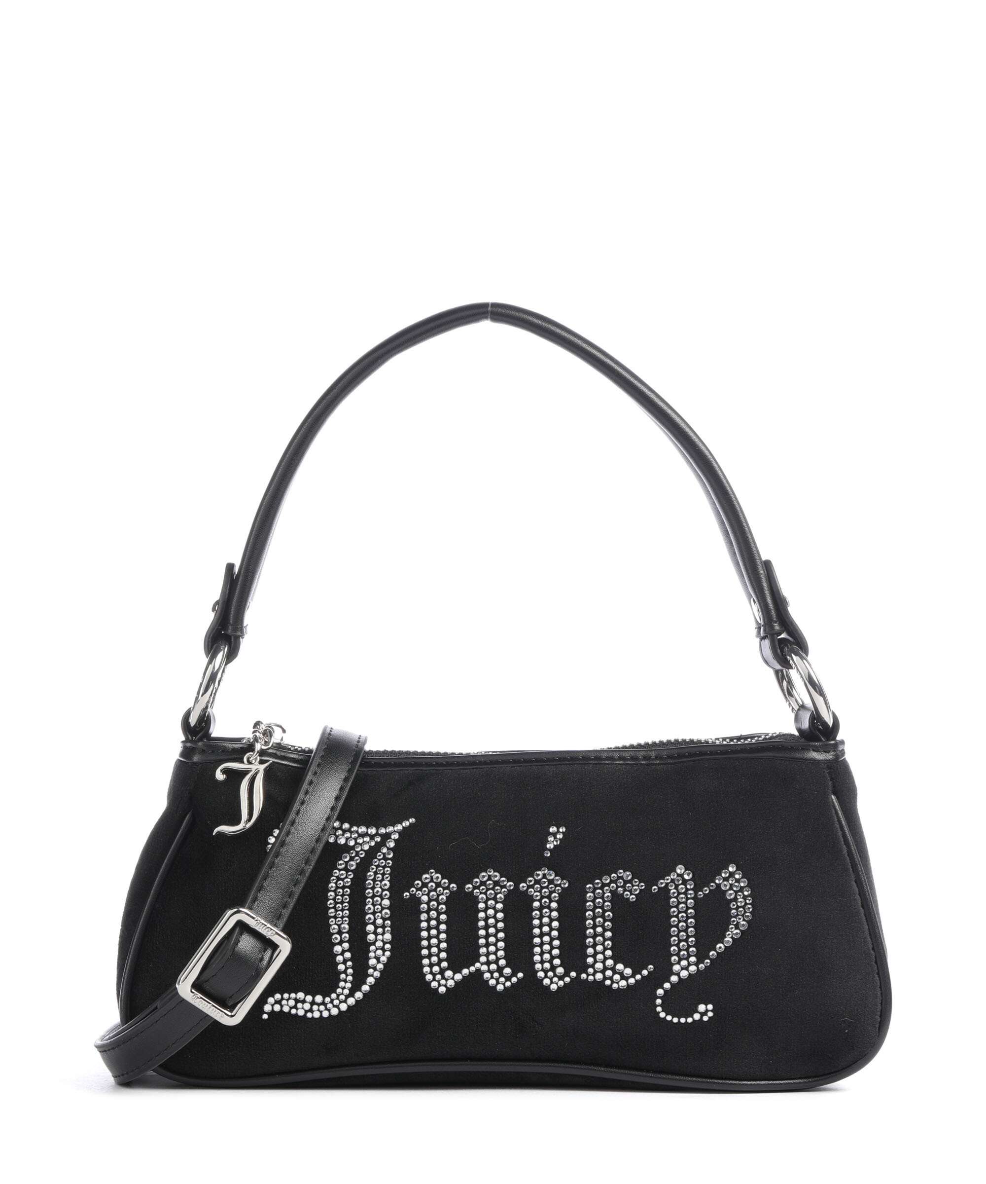 Juicy Couture Kimberly S Shoulder bag velvet fabric black