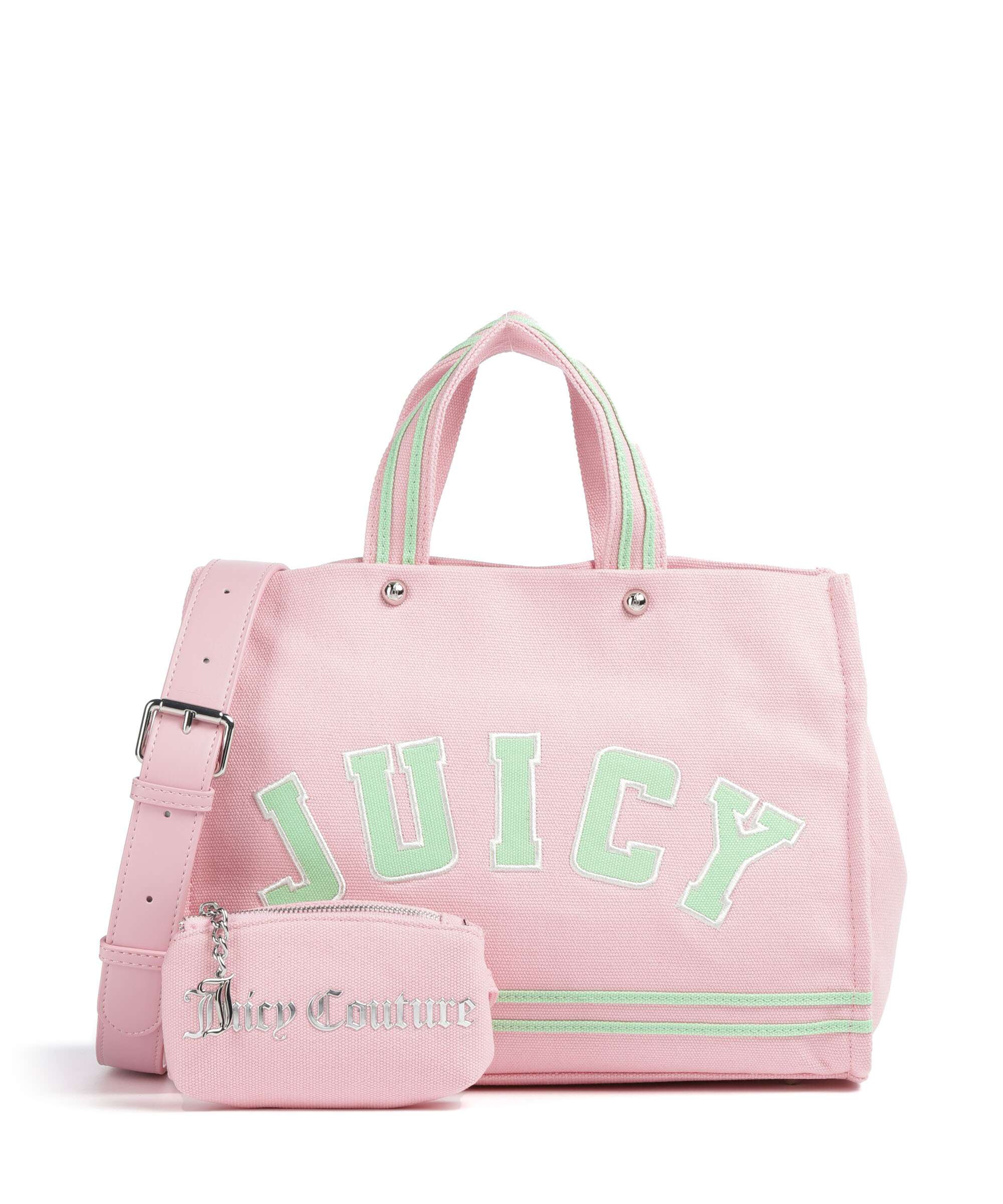 Juicy Couture Iris Patch Canvas M Handbag juicy pink/summer green