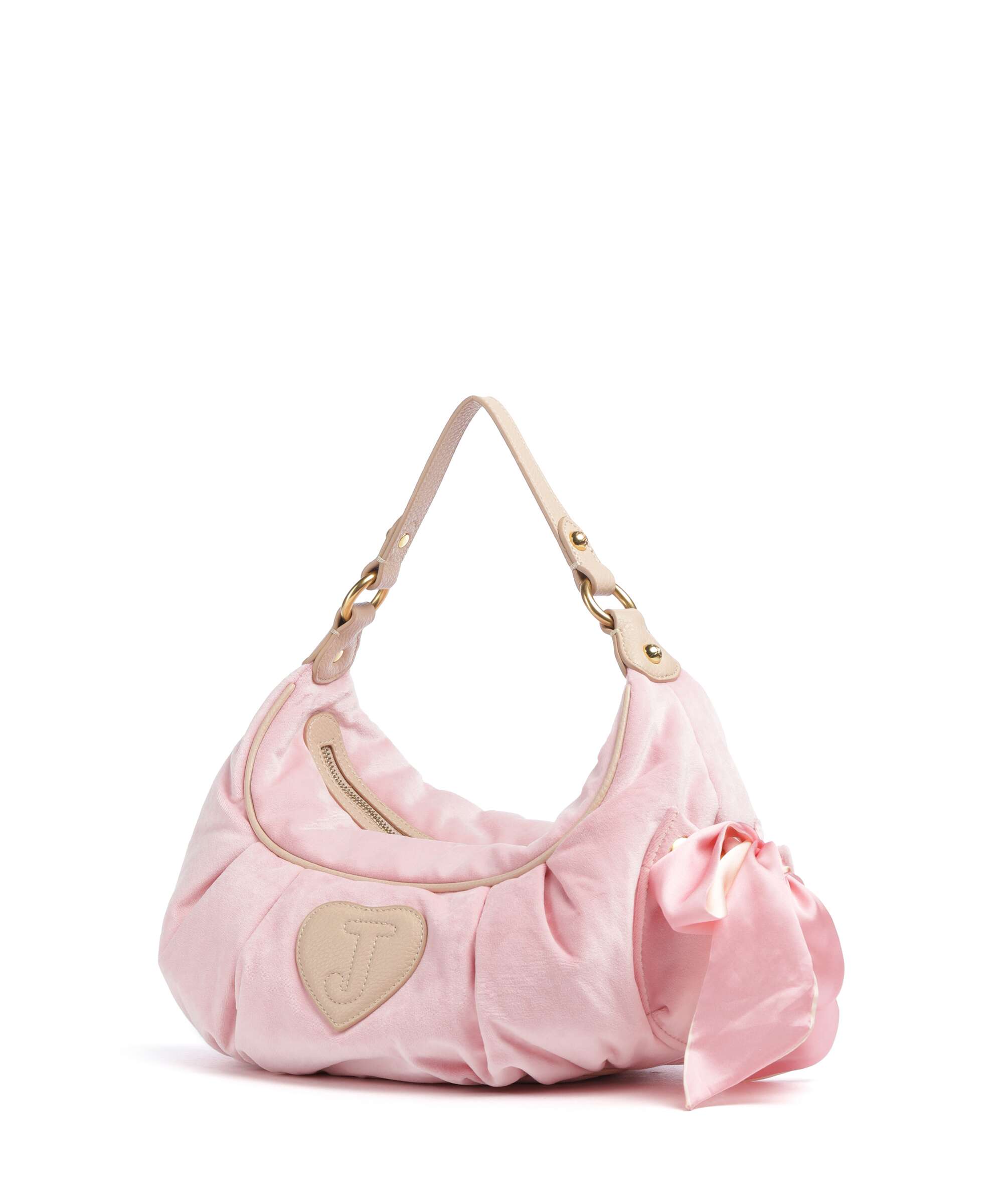 Juicy Couture Daydreamer M Hobo bag velvet fabric juicy pink