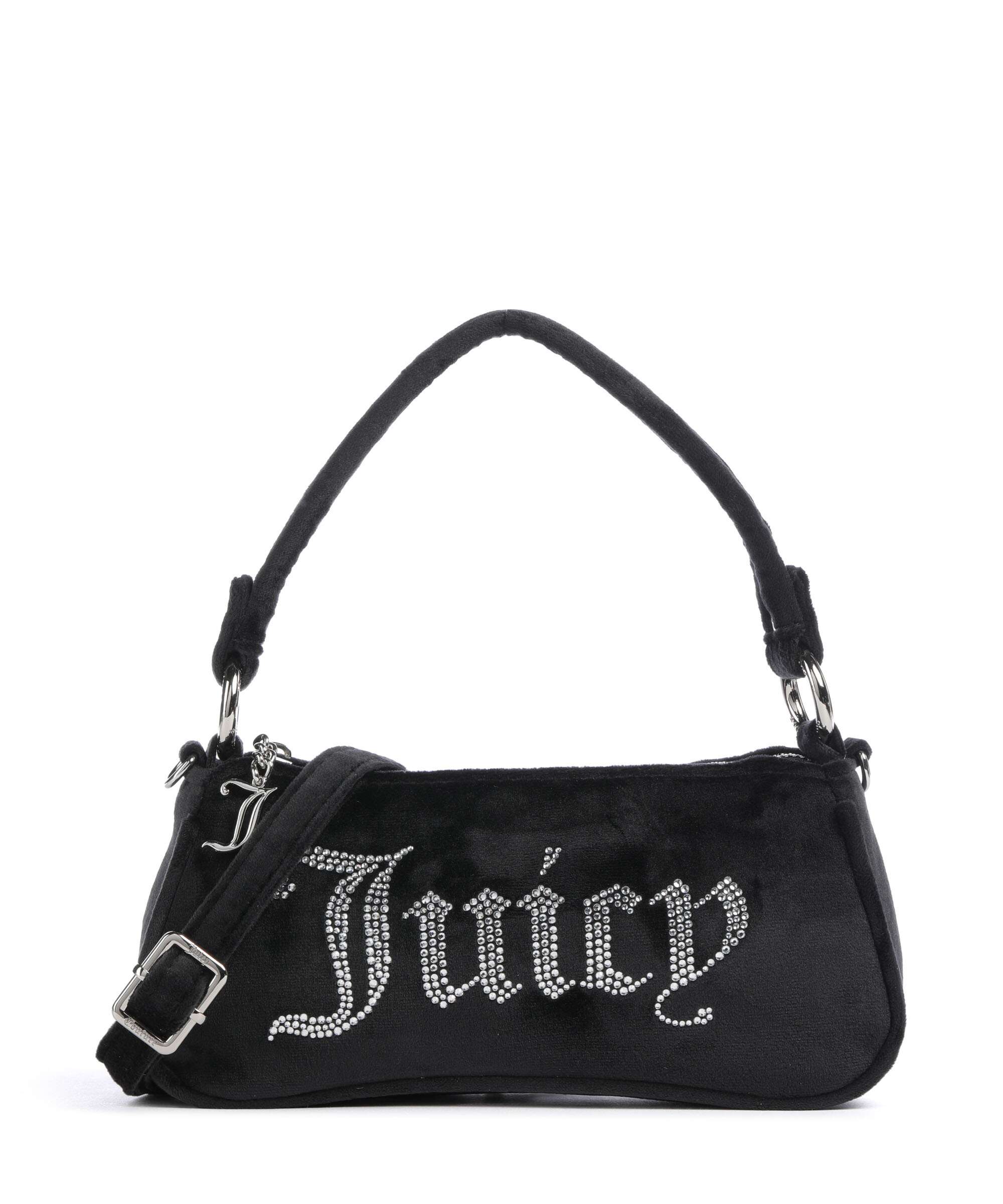 Juicy Couture Kimberly S Shoulder bag velvet fabric black