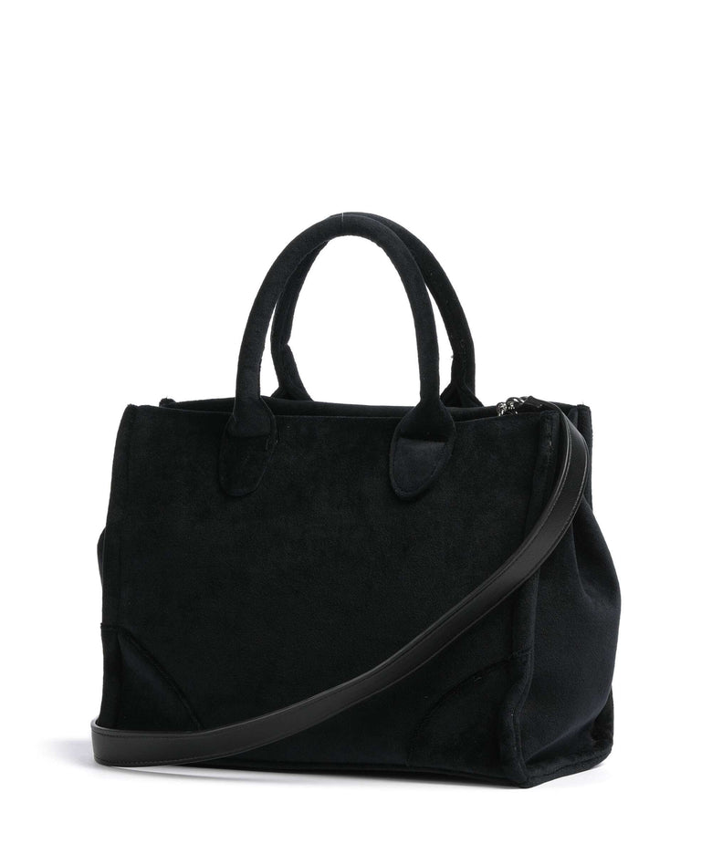 Juicy Couture Iris Patch Velvet M Handbag black