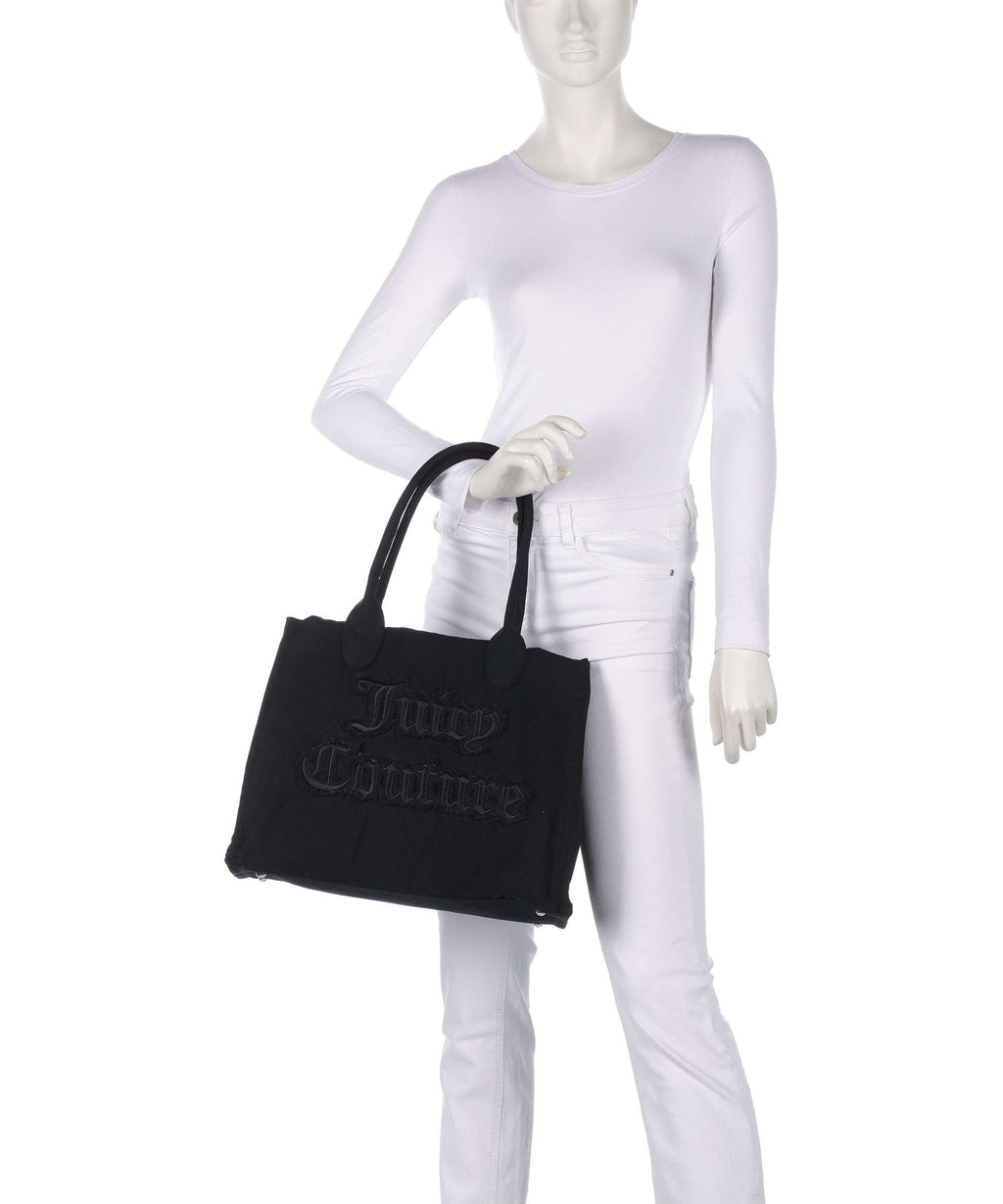 Juicy Couture Iris Distressed L Tote bag black