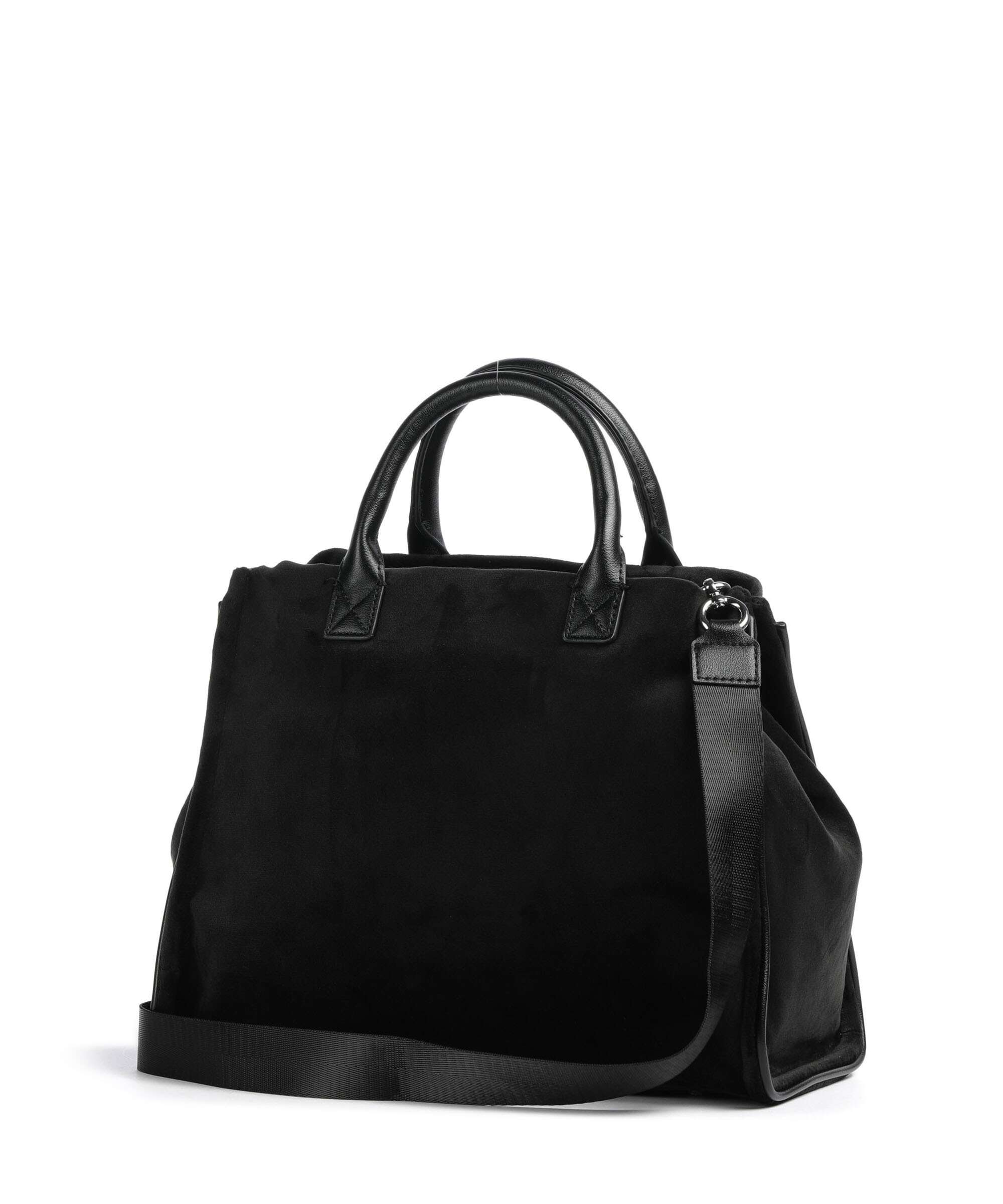 Juicy Couture Iris Velvet M Handbag velvet fabric black