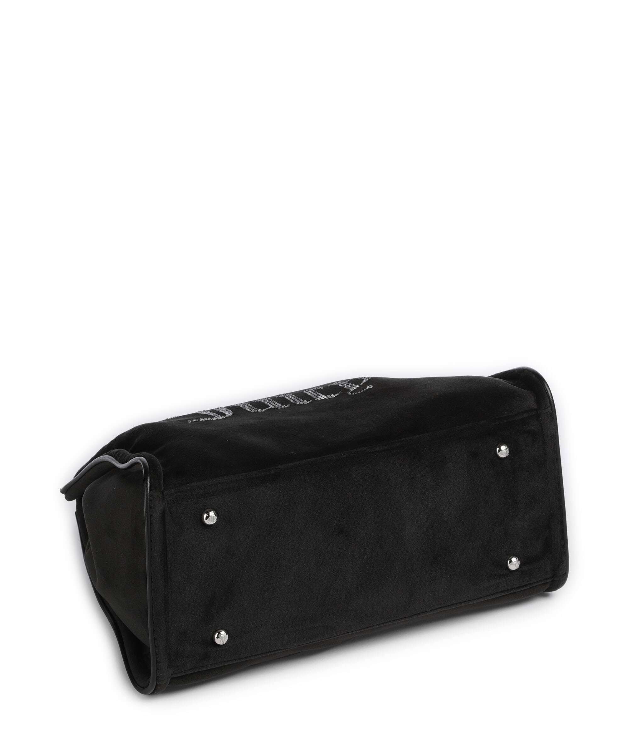Juicy Couture Iris Velvet M Handbag velvet fabric black