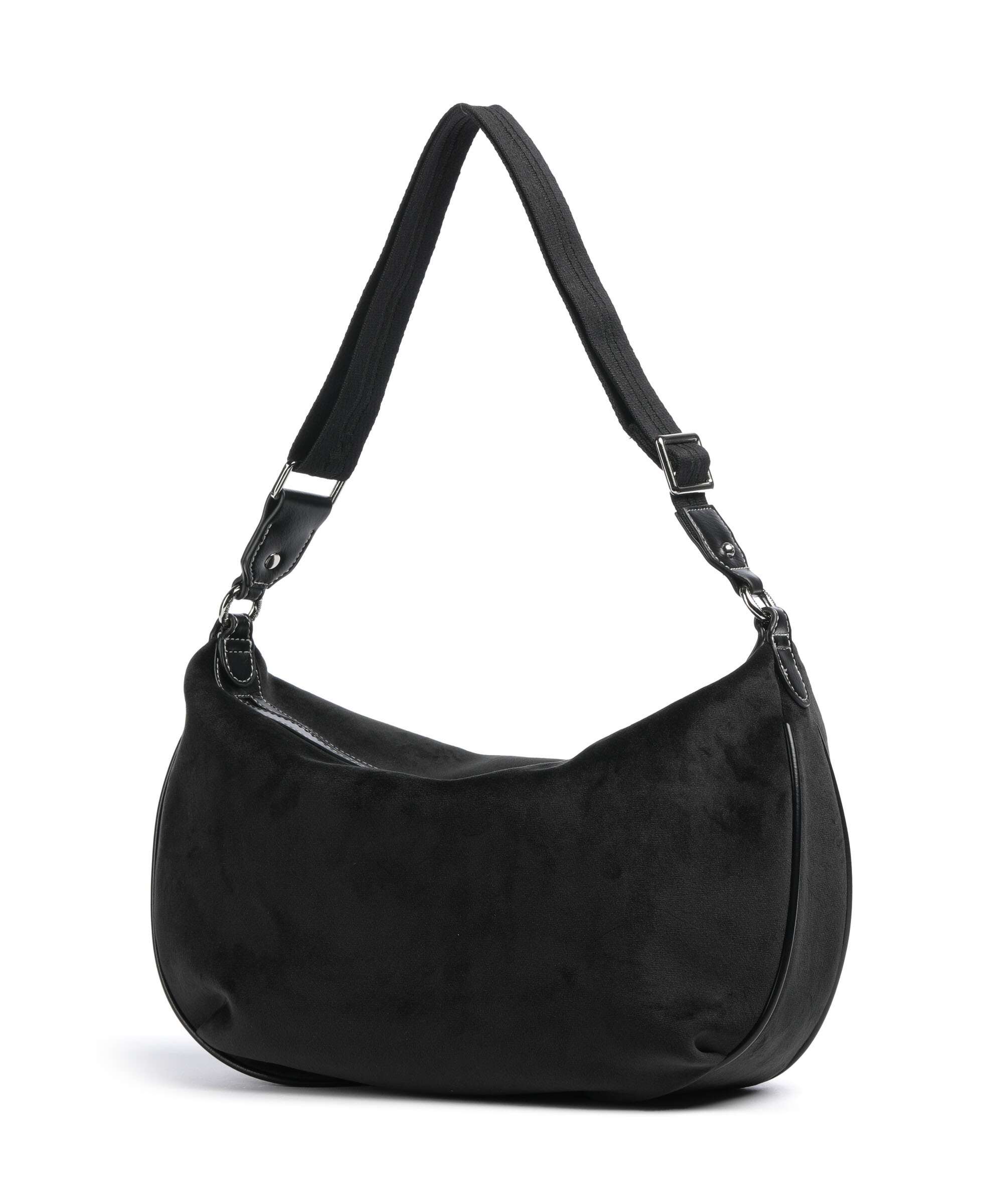 Juicy Couture Twig Narrative M Hobo bag velvet fabric black