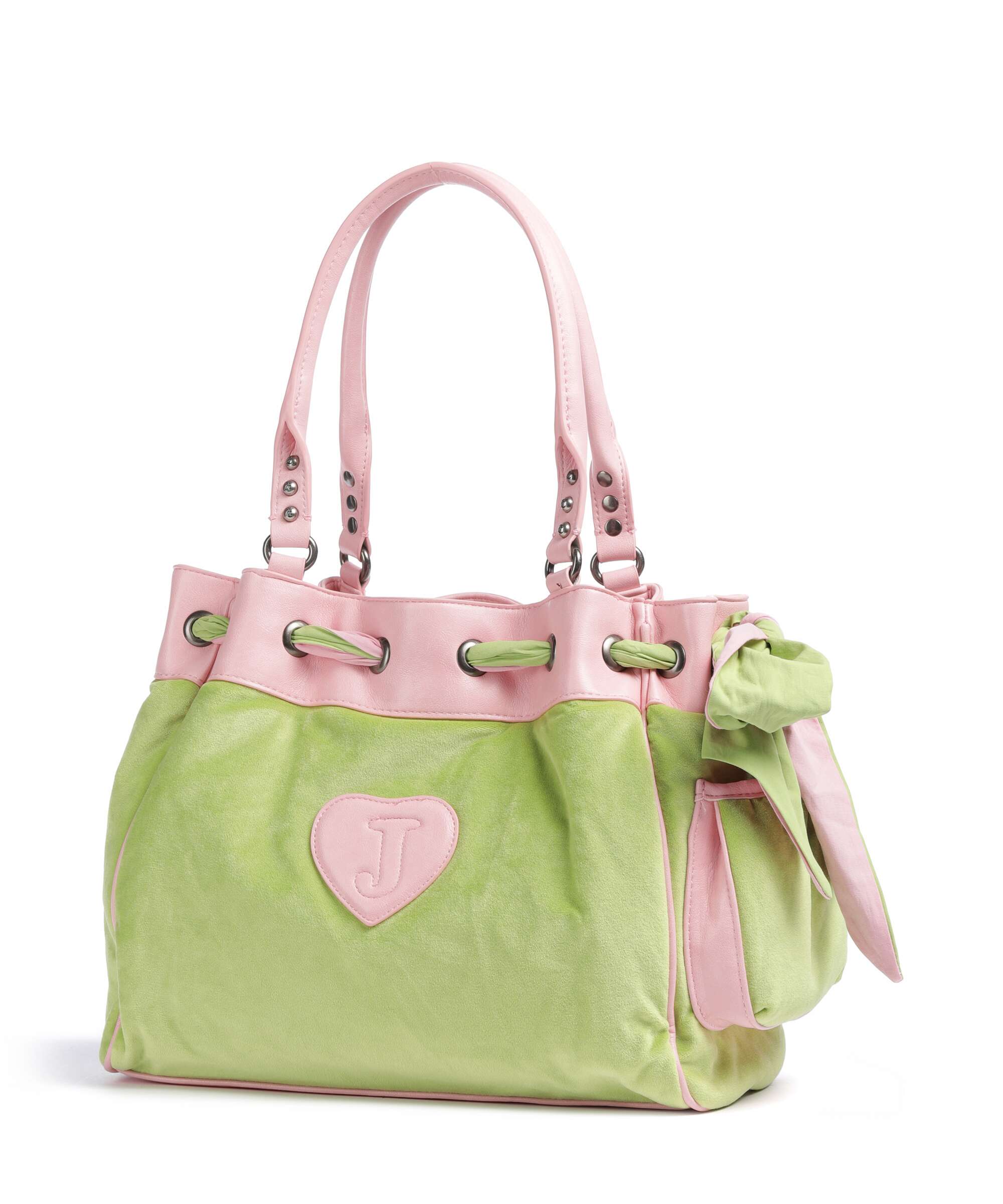 Juicy Couture Daydreamer Classic Crest L Tote bag velvet fabric