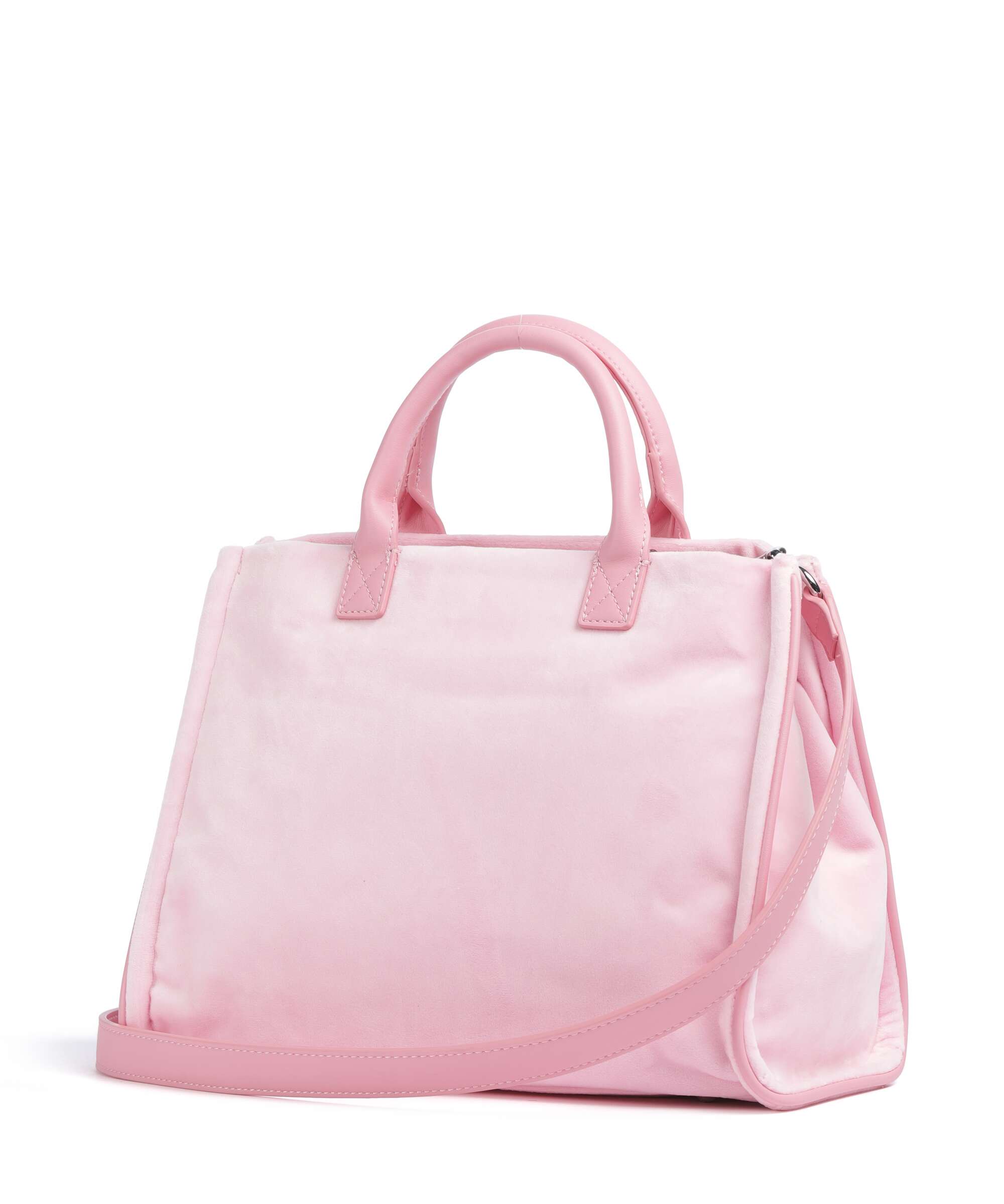 Juicy Couture Iris Velvet M Handbag velvet fabric cherry blossom