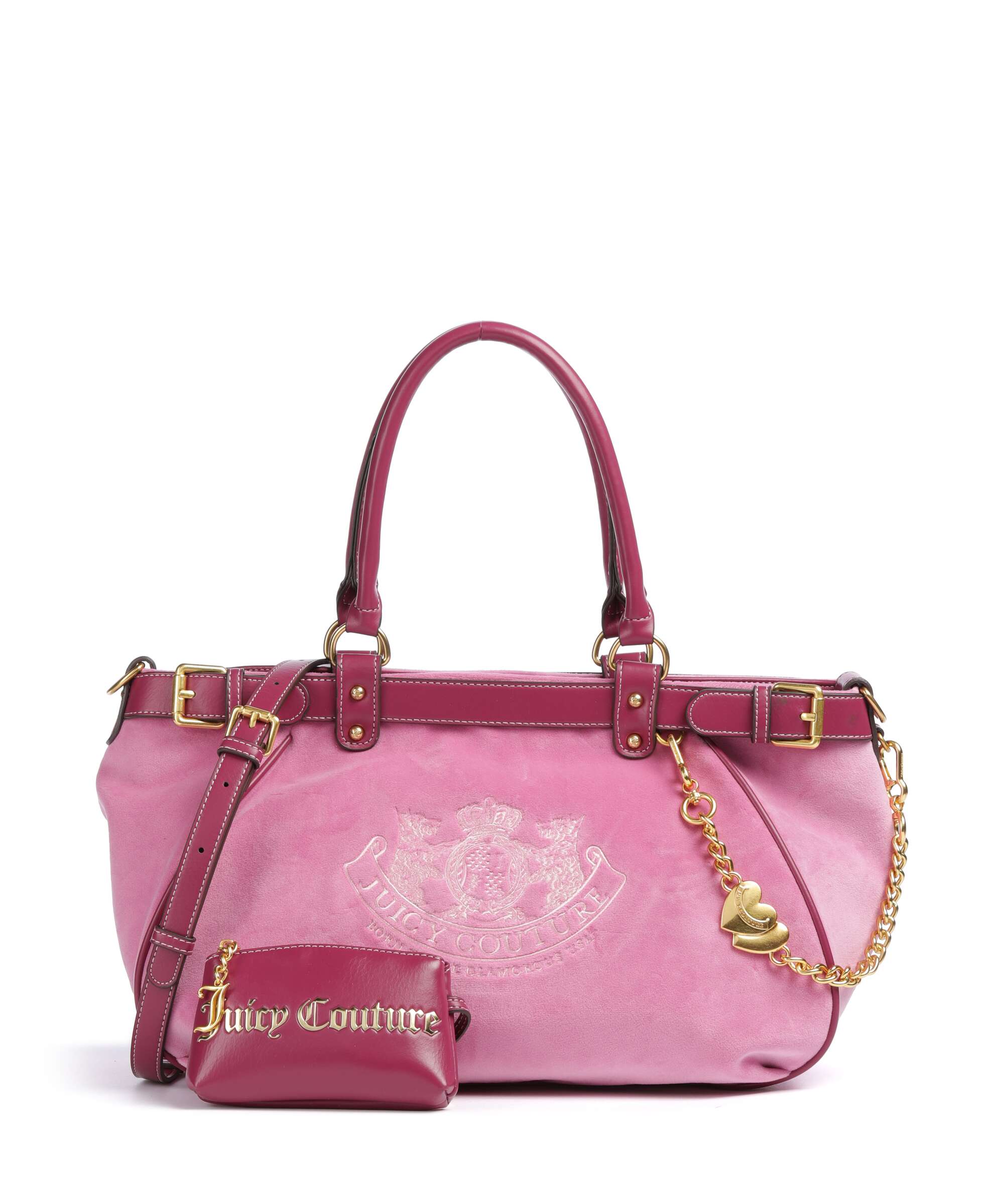 Juicy Couture Twig Narrative Velvet L Tote bag velvet fabric super
