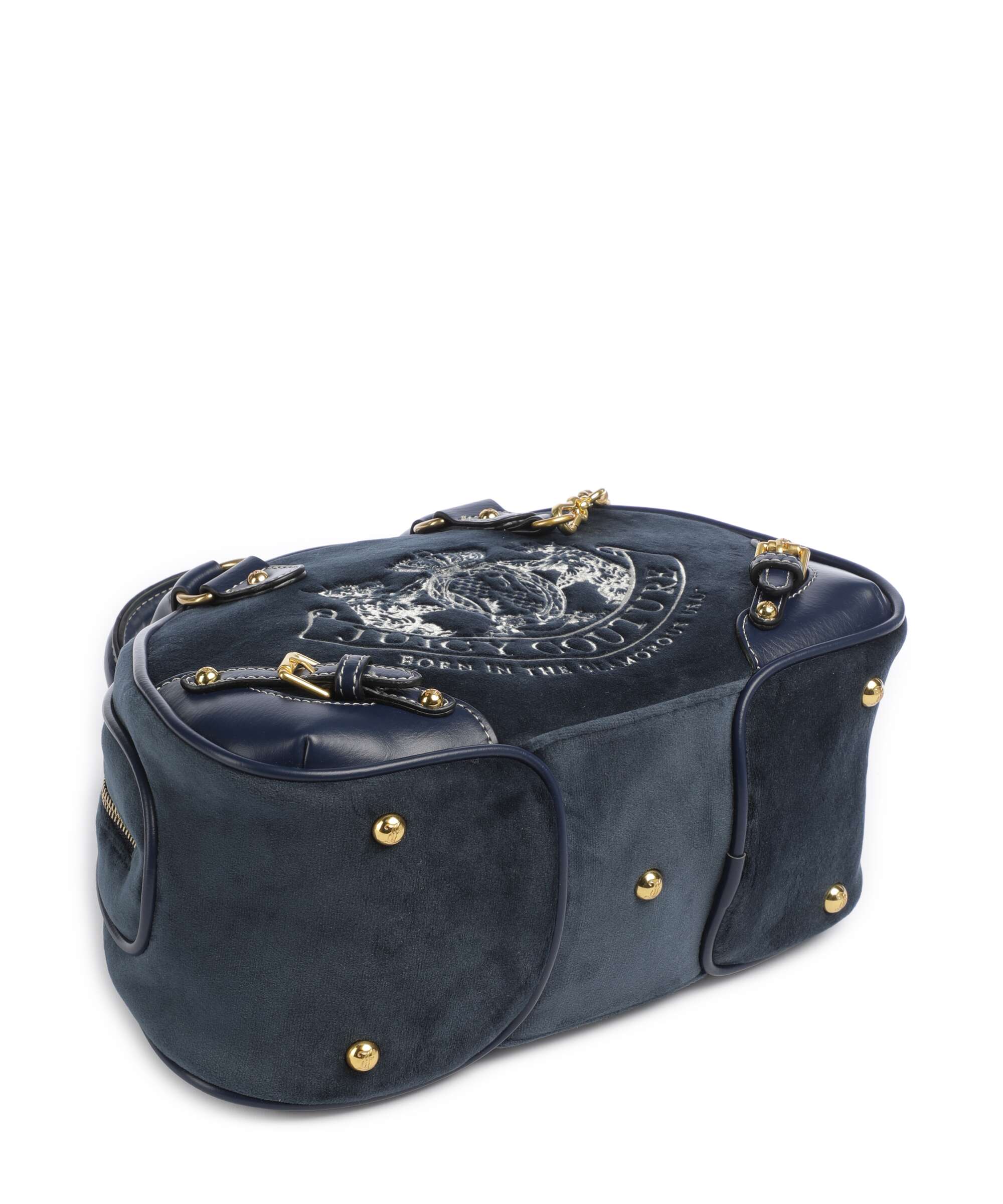 Juicy Couture Twig Narrative Velvet Handbag blue depths