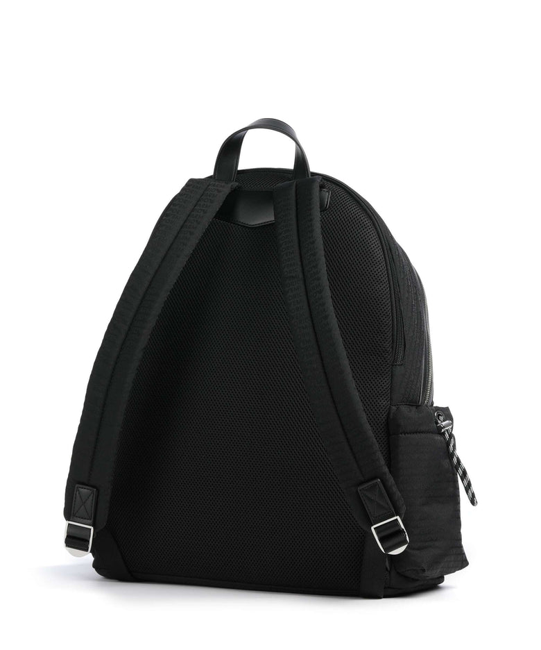 armani laptop backpack Emporio Armani Monogram Backpack polyamide black