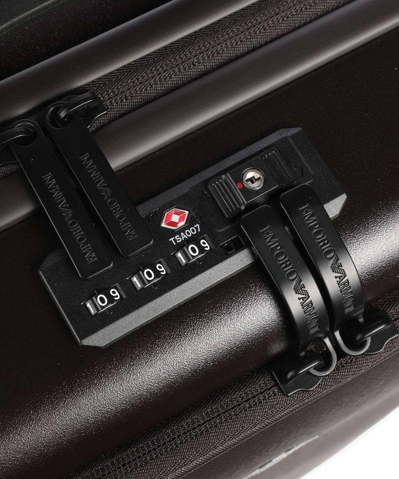 Emporio Armani Business Regenerated Spinner (4 wheels) ebony