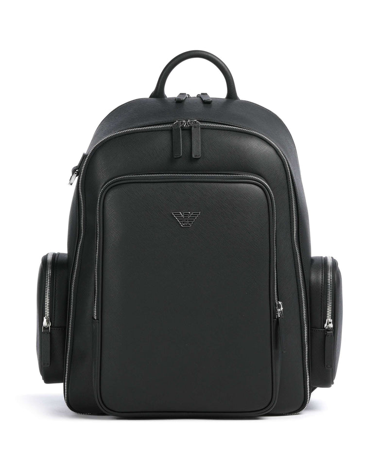Emporio Armani Business Regenerated Backpack black beauty