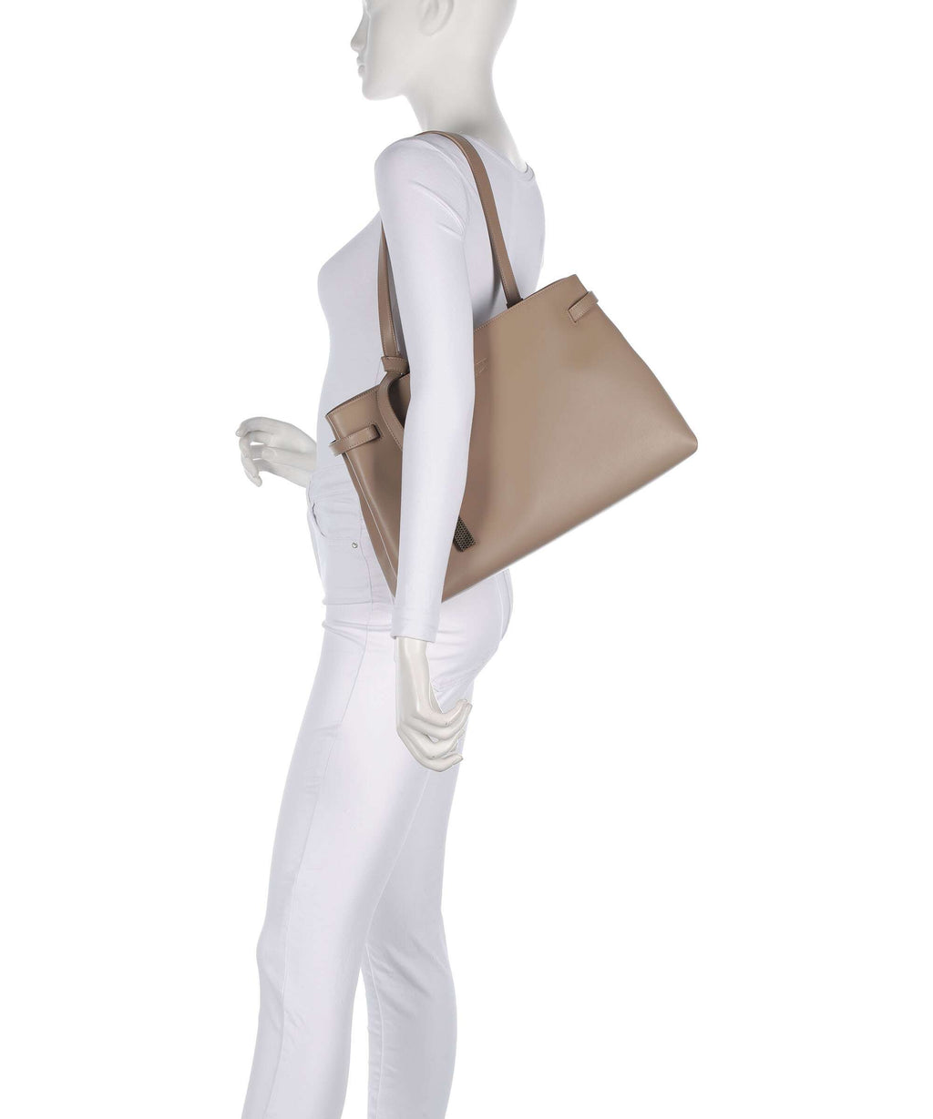 Emporio Armani Nora M Tote bag visone