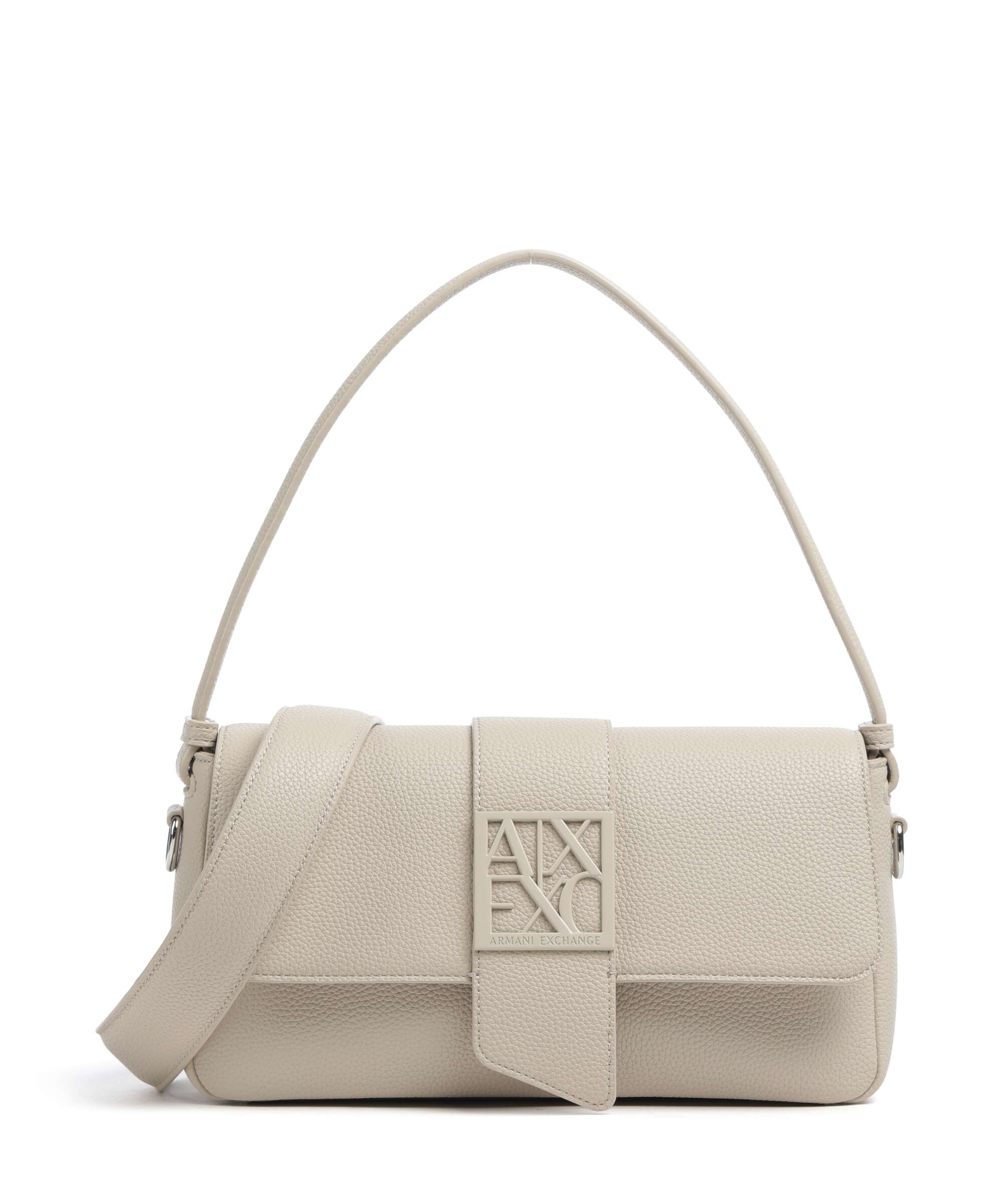 Armani Exchange Susy Soft Shoulder bag imitation leather glacial