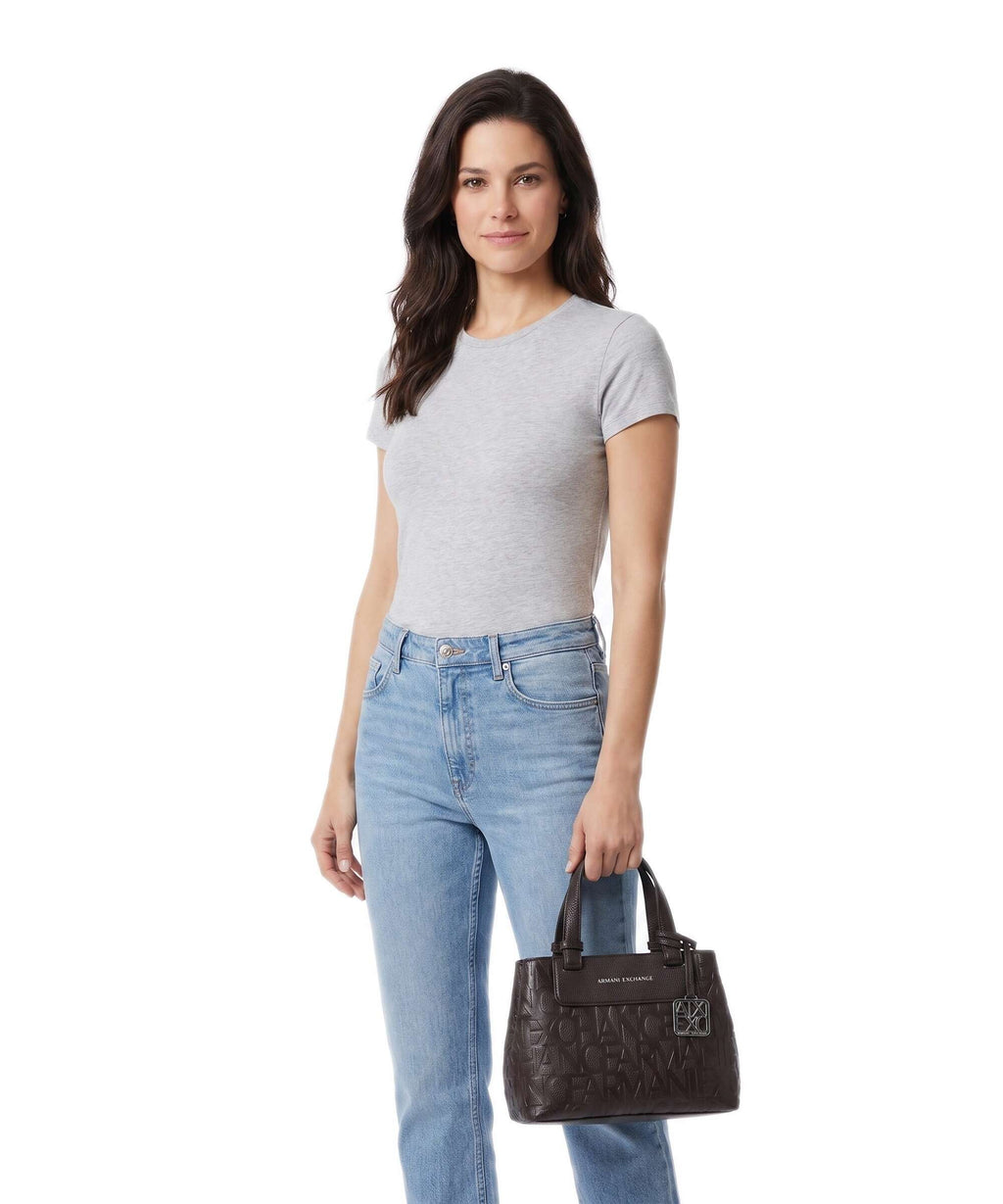 Armani Exchange Liz Monogram S Handbag antagonist