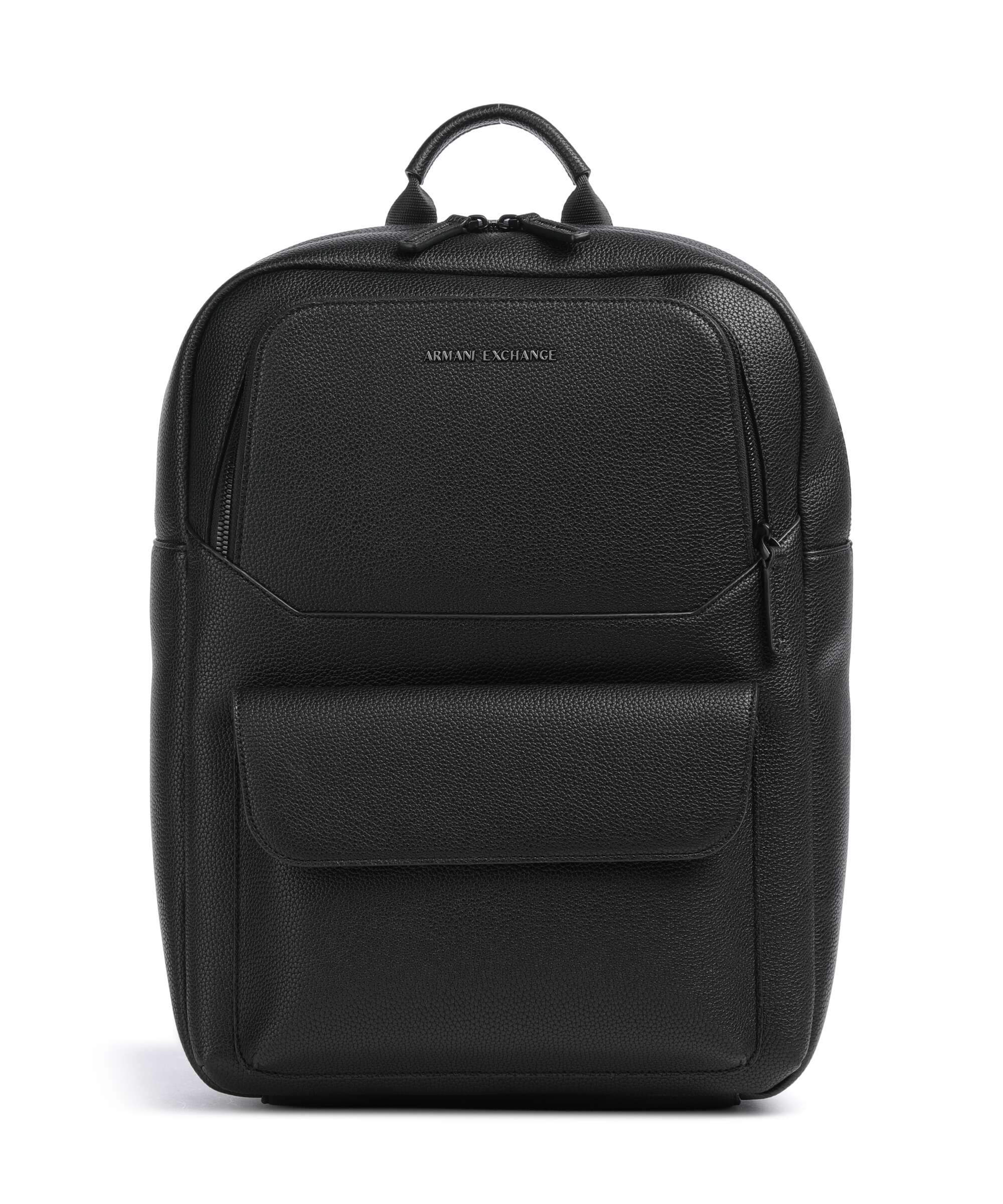 Armani Exchange Zac Backpack 13″ imitation leather black