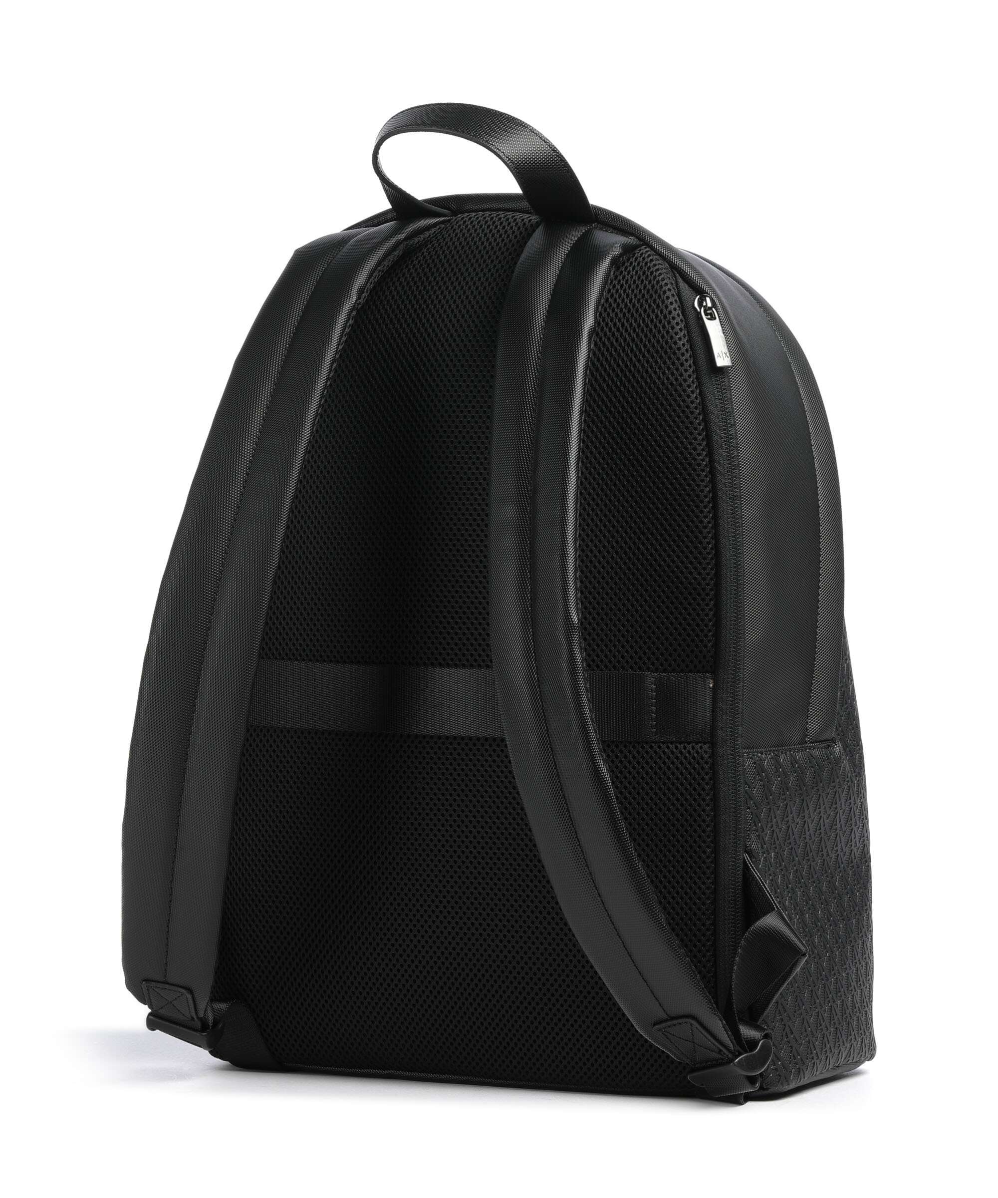Armani Exchange William Backpack 14″ polyester black/forged iron