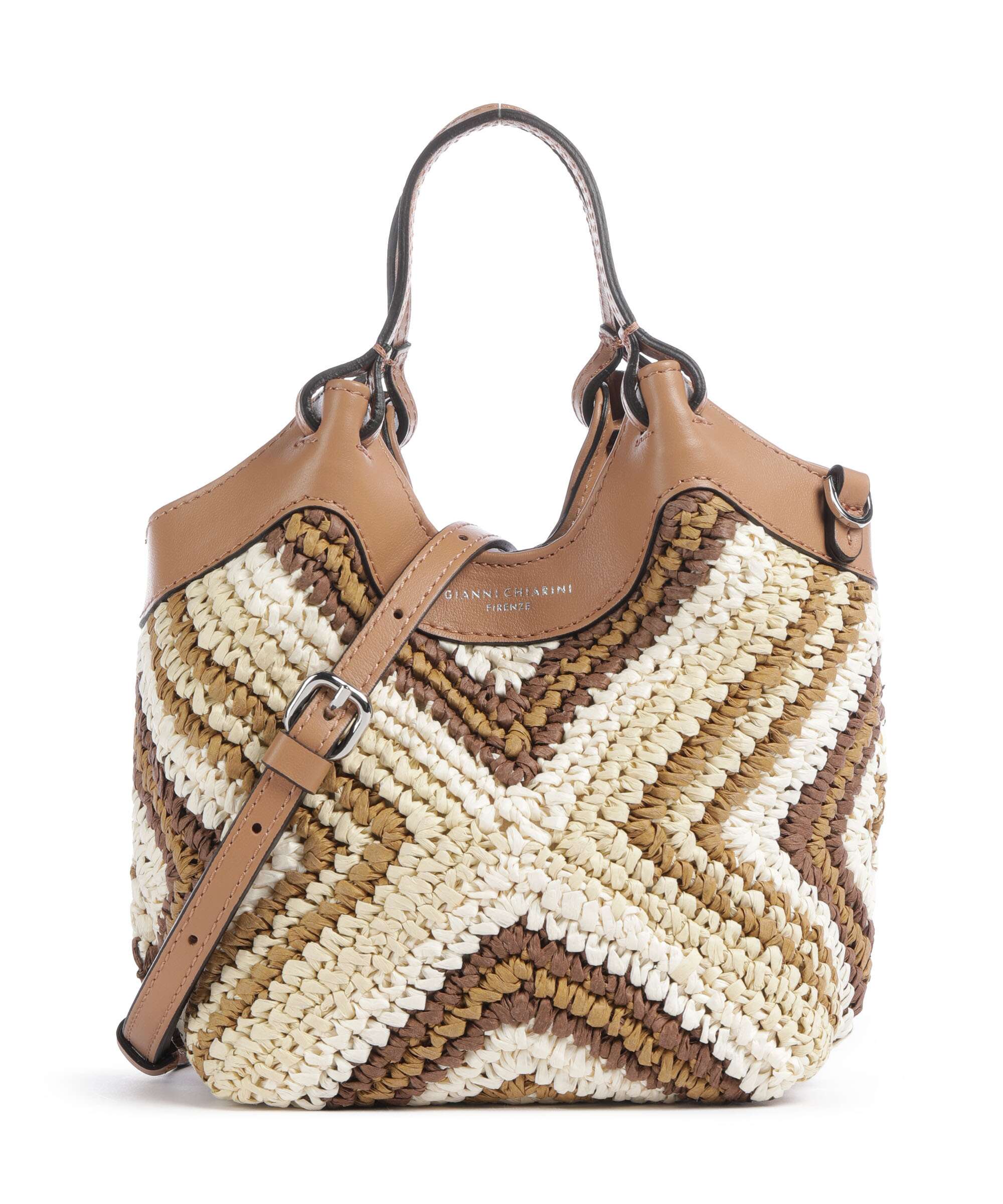 Gianni Chiarini Dua S Handbag bast cuoio - 12188-DIAMIX-11130 – WARDOW