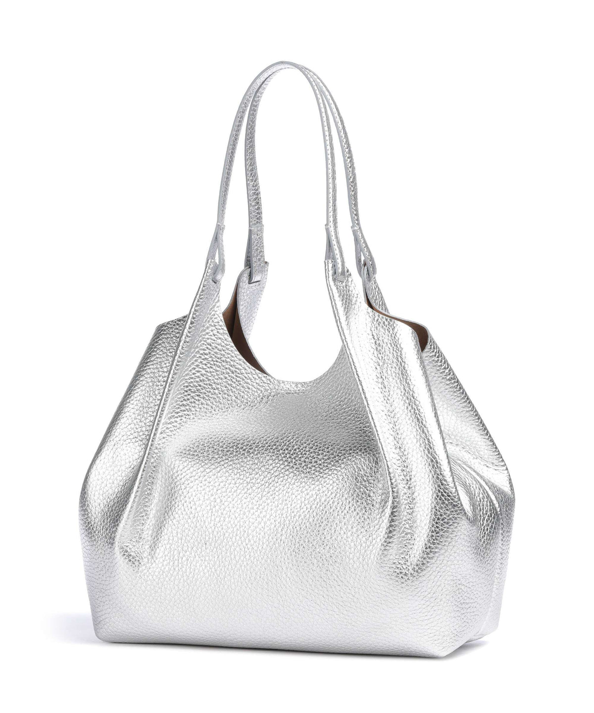 Gianni Chiarini Dua L Tote bag silver clay