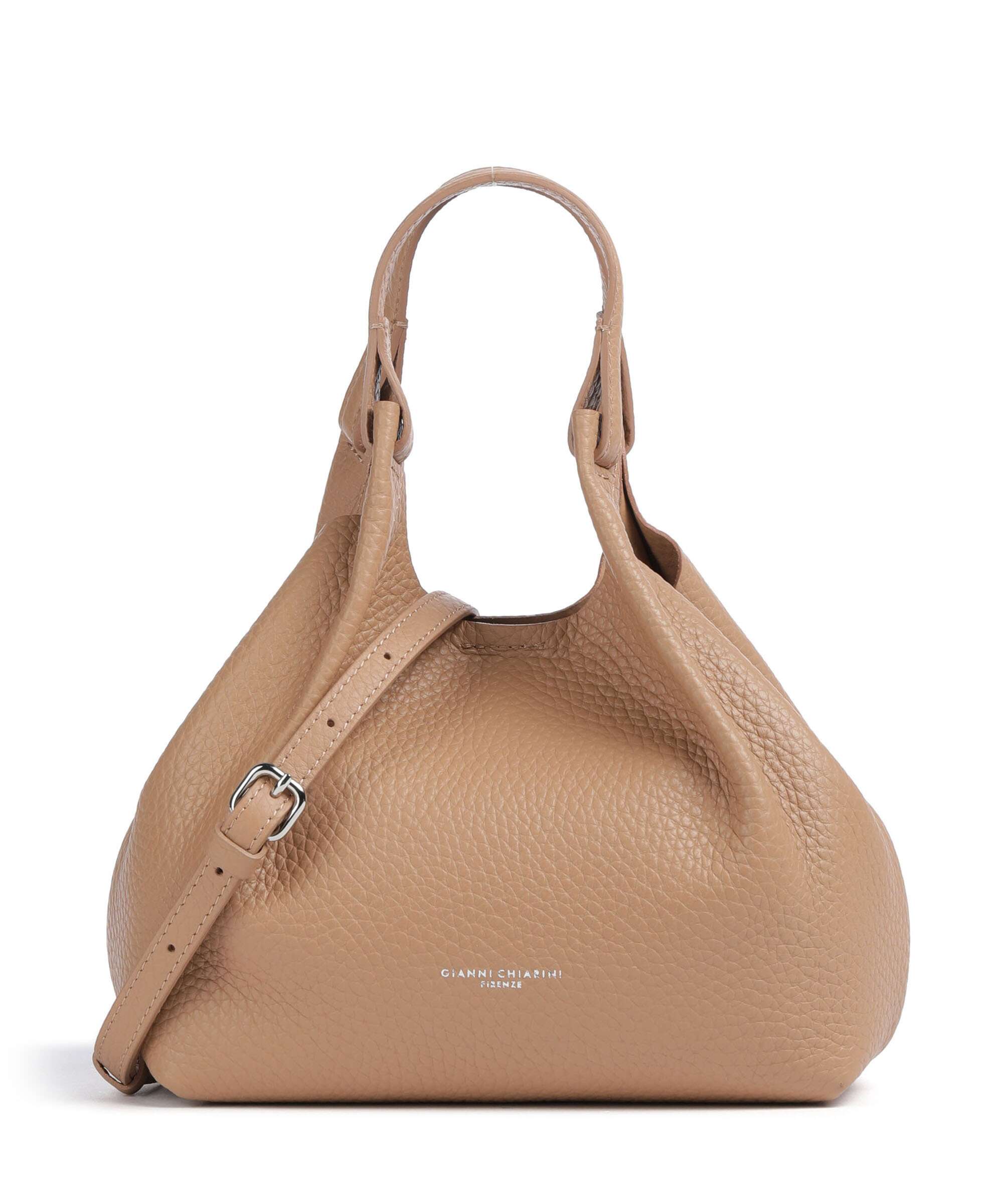 Gianni Chiarini Dua M Handbag grained cow leather clay - 9719