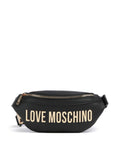 Love Moschino Bold Love Laminated Belt bag nero