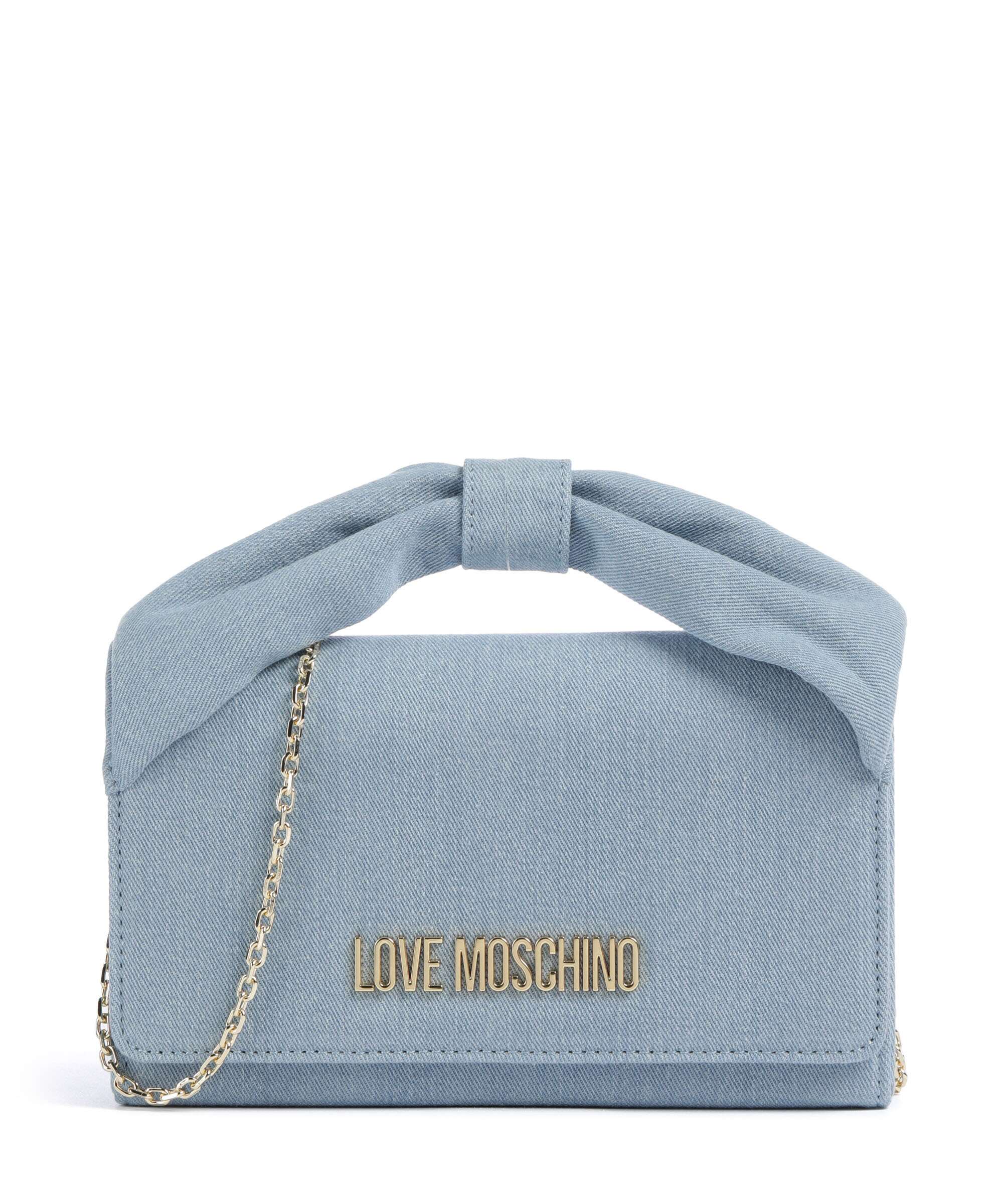 Love Moschino Smart Daily Crossbody bag cotton azzurro