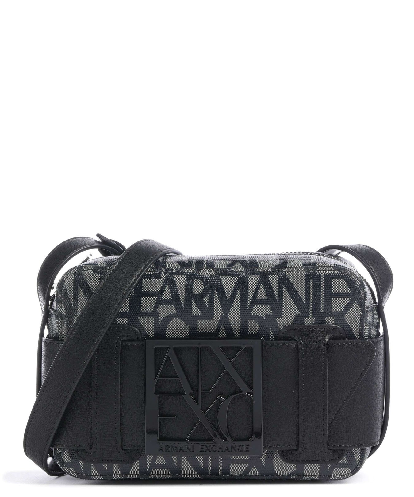 Armani Exchange Susie Crossbody bag beige/navy stripes