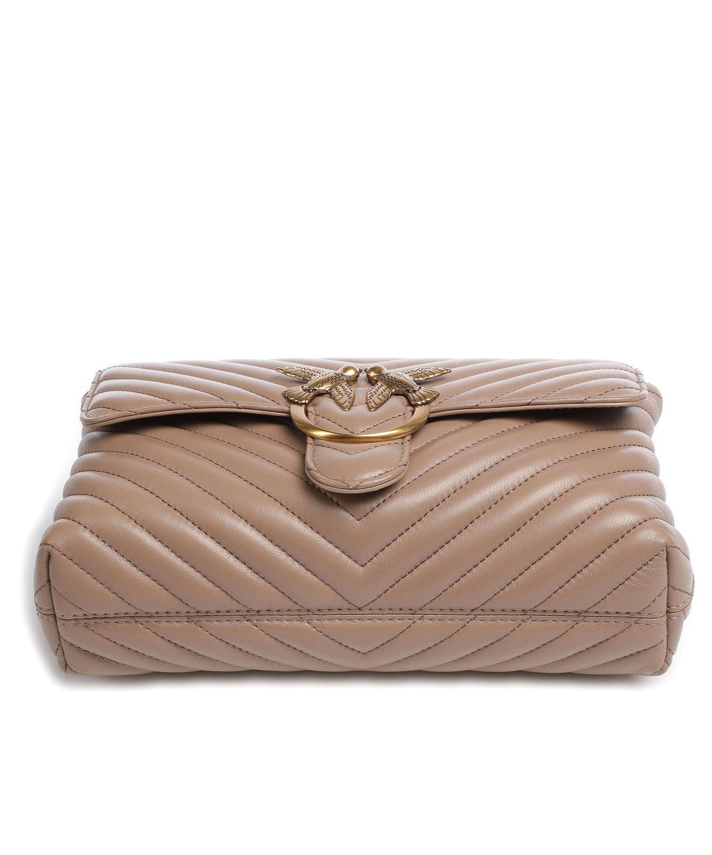 Pinko Love Lady Puff Classic Handbag biscotto zenzero/antique gold