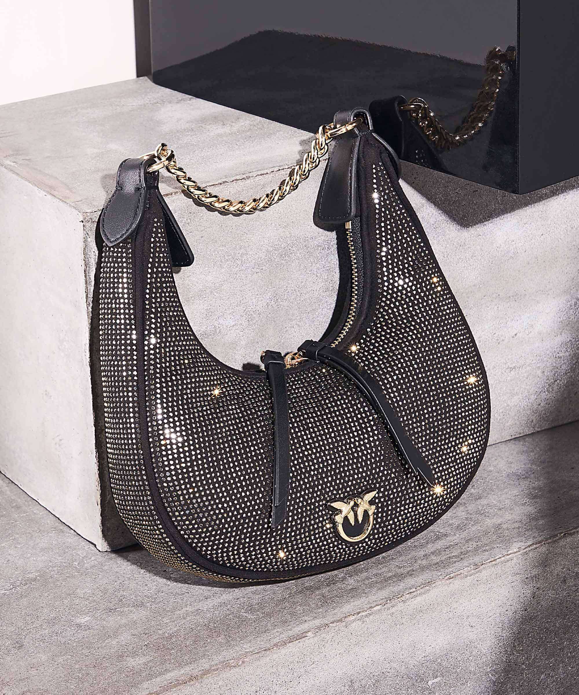 Pinko Brioche Mini Shoulder bag nero limousine/shiny gold
