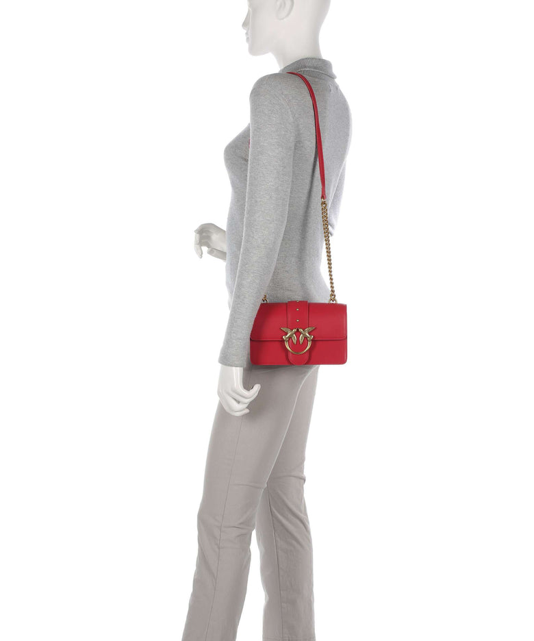 Pinko Love One Mini Crossbody bag rosso