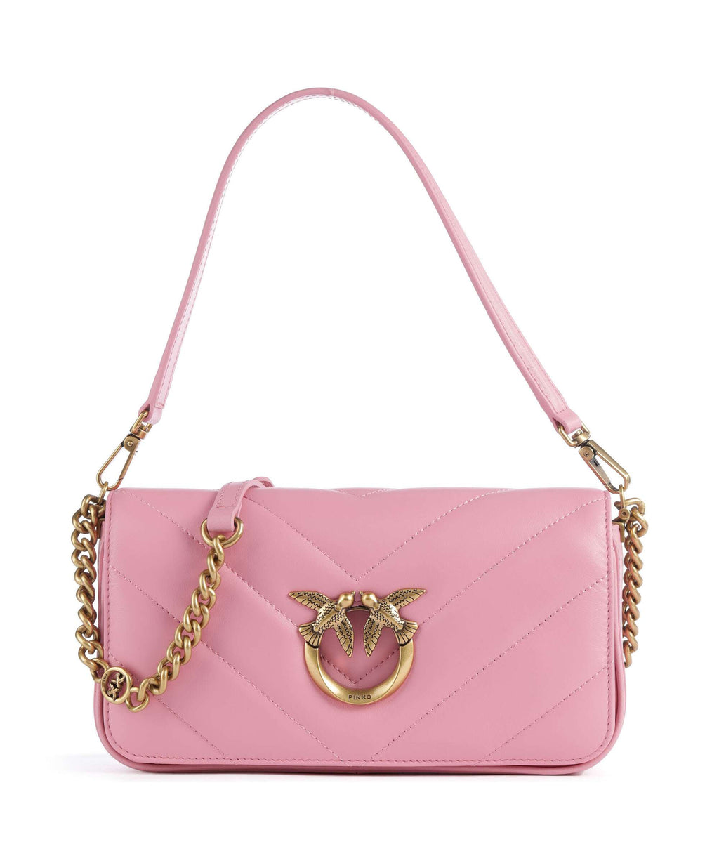 Pinko Love Click Mini Shoulder bag rosa marino