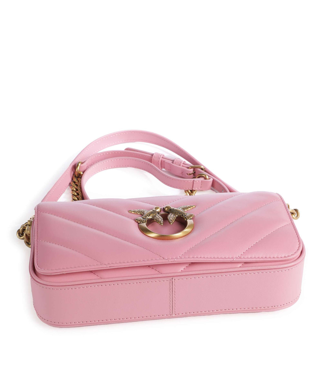 Pinko Love Click Mini Shoulder bag rosa marino
