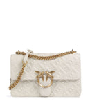 Pinko Love One Classic Shoulder bag bianco seta/antique gold