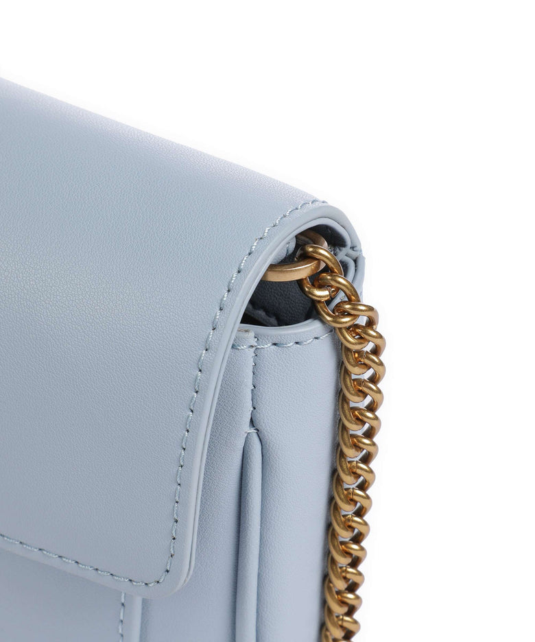 Pinko Love One Pocket Wallet light blue/antique gold