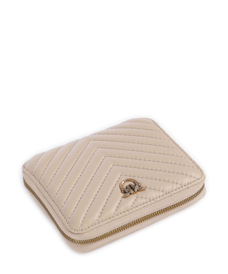 Pinko Taylor Wallet beige/grigio fumo/antique gold
