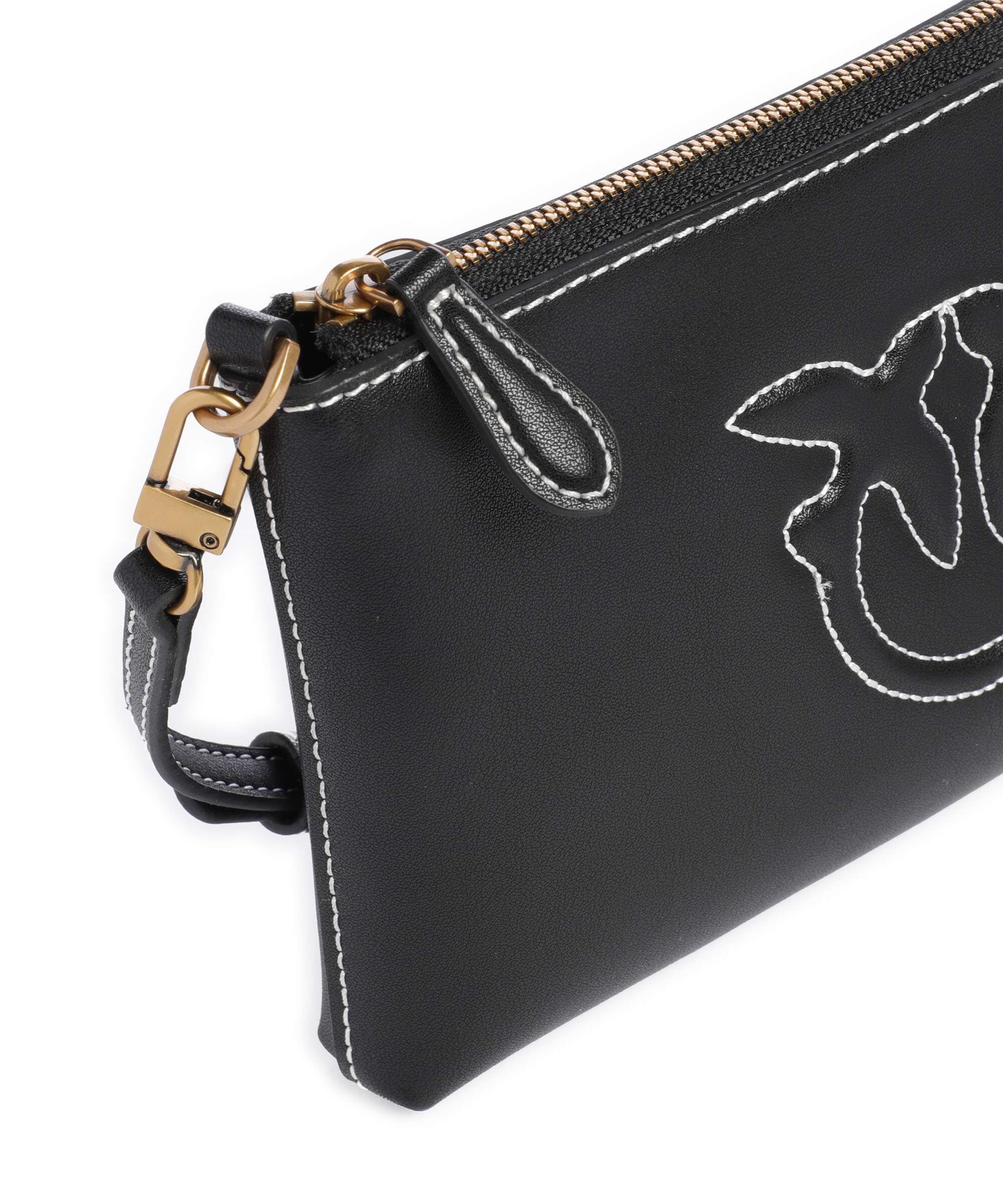 Pinko Flat Mini Crossbody bag nero/antique gold