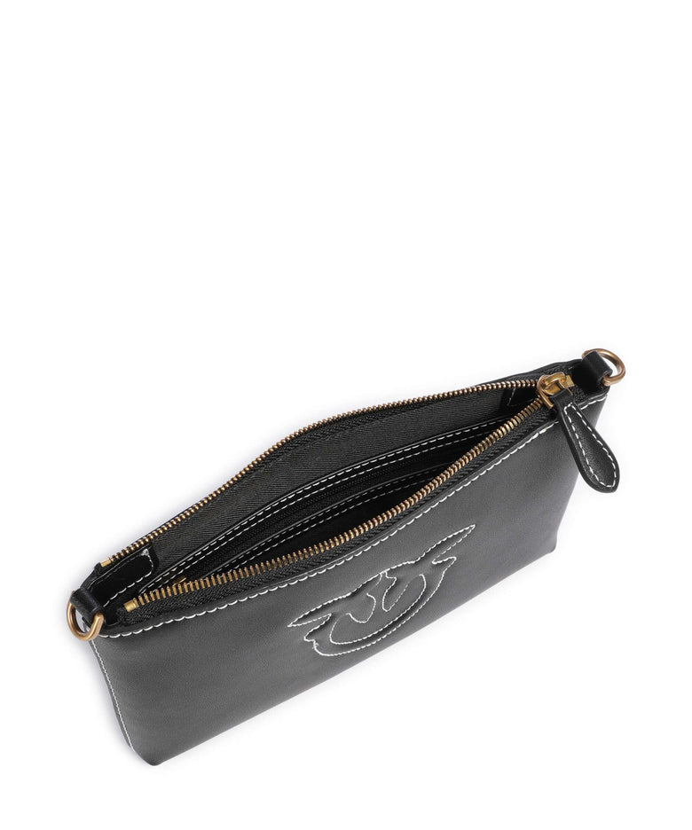 Pinko Flat Mini Crossbody bag nero/antique gold