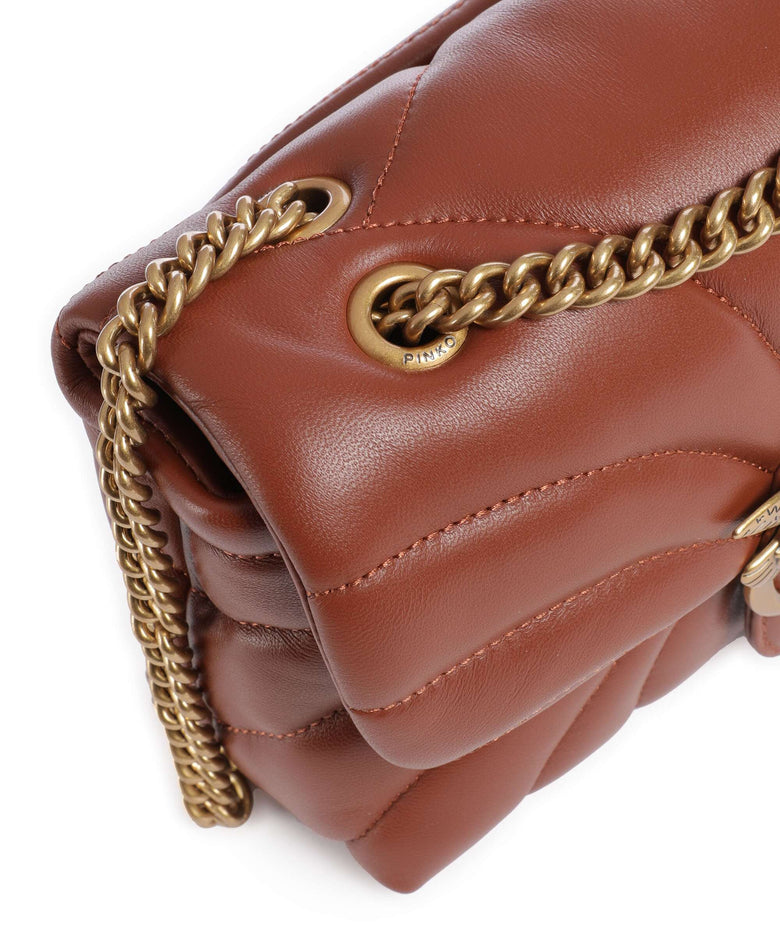 Pinko Love Puff Mini Shoulder bag arabo/antique gold