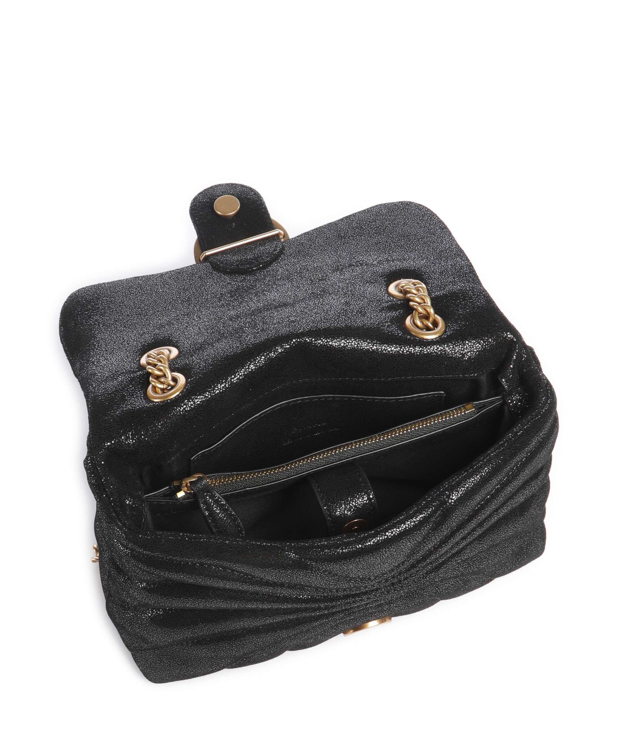 Pinko Love Puff Mini Shoulder bag oro/nero/antique gold