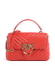 Pinko Love Lady Puff Mini Handbag rosso mandarino/antique gold
