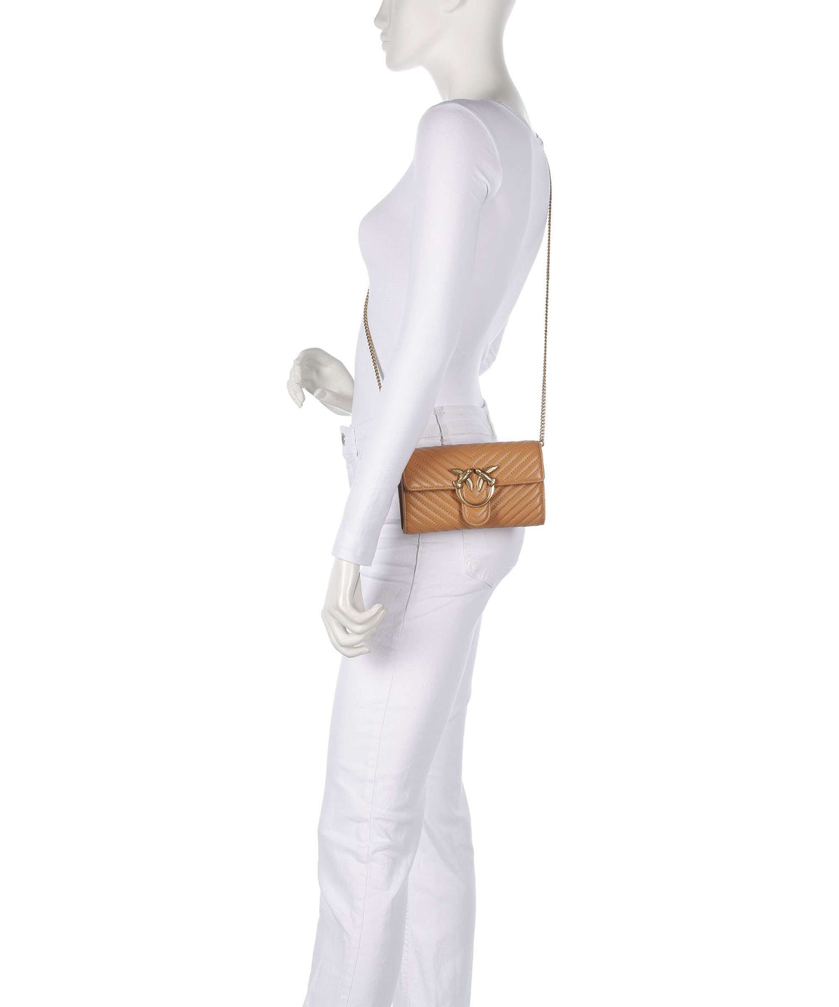 Pinko Love One Wallet torrone/antique gold