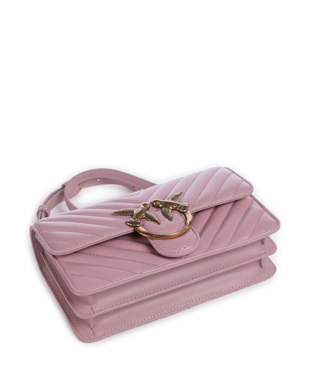 Pinko Love One Mini Shoulder bag viola/antique gold