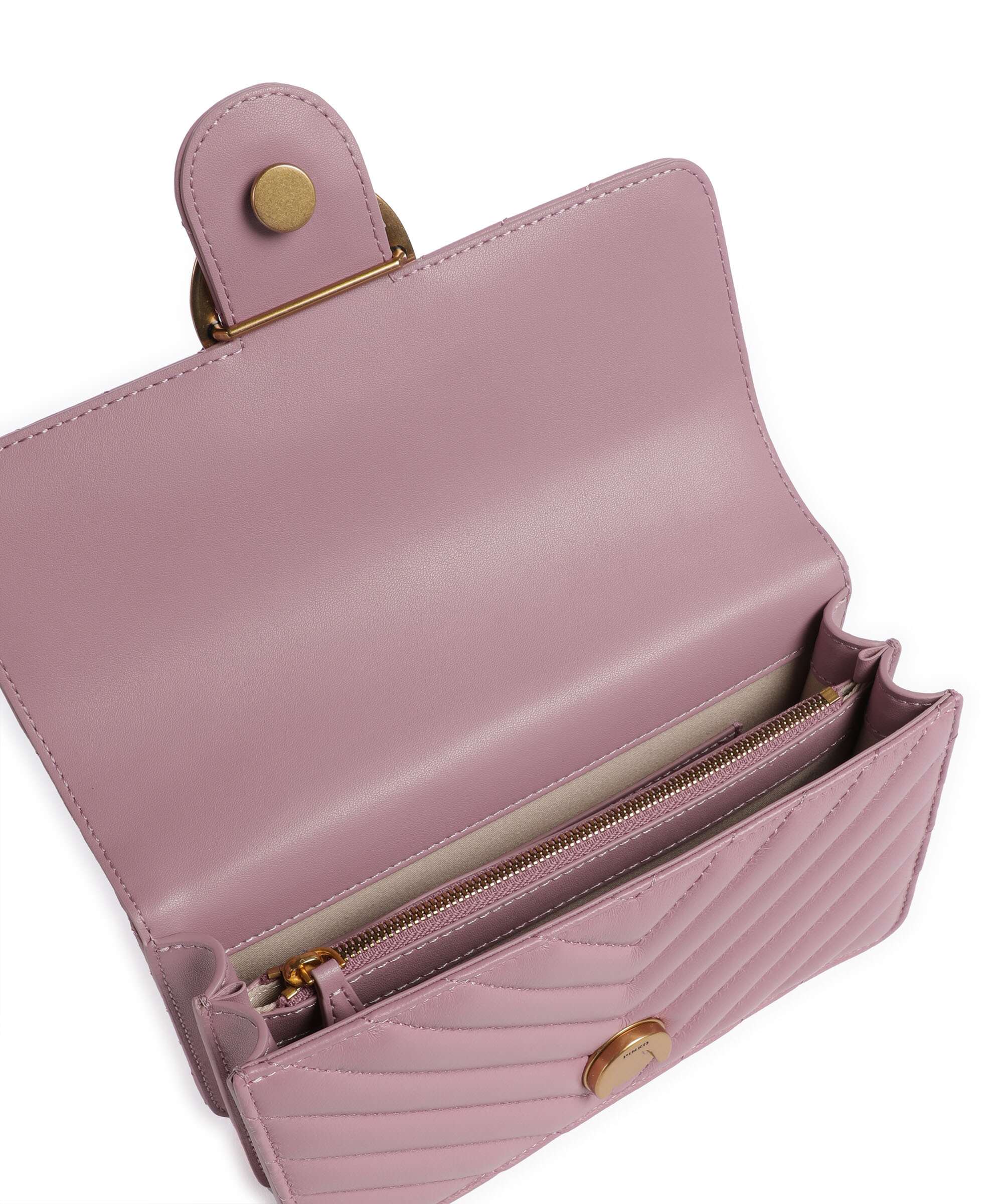 Pinko Love One Mini Shoulder bag viola/antique gold