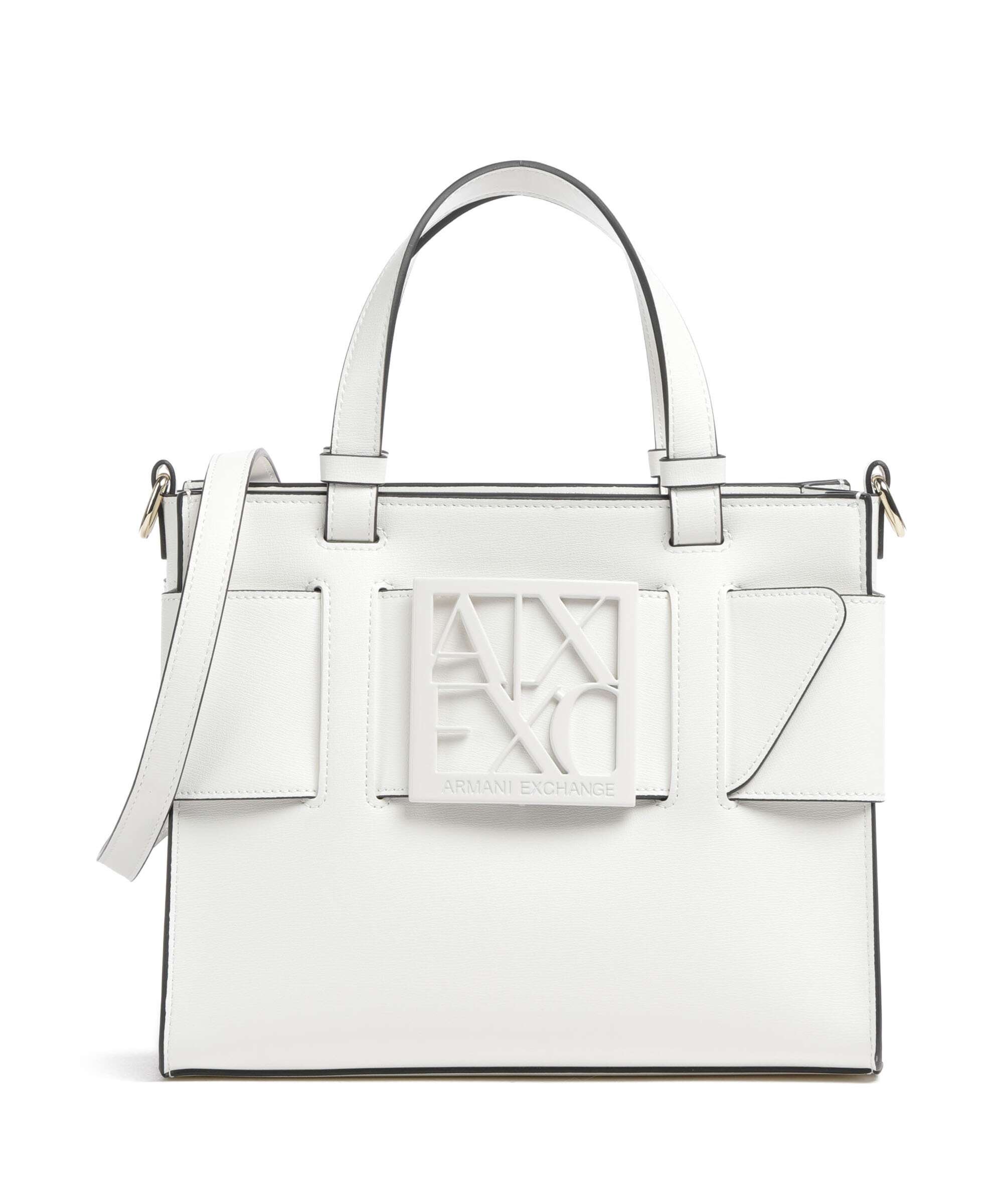 Armani Exchange Susie M Handbag optical white