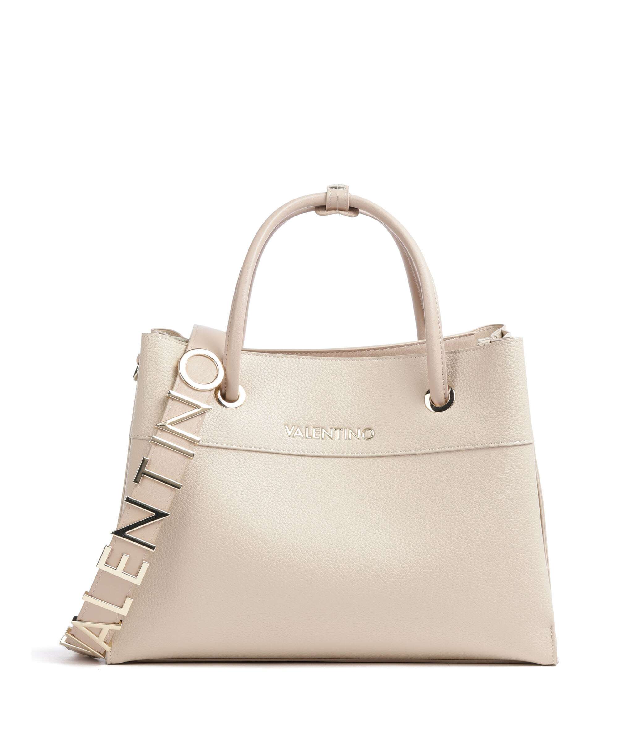 Valentino Bags Alexia Handbag imitation leather ecru - VBS5A802