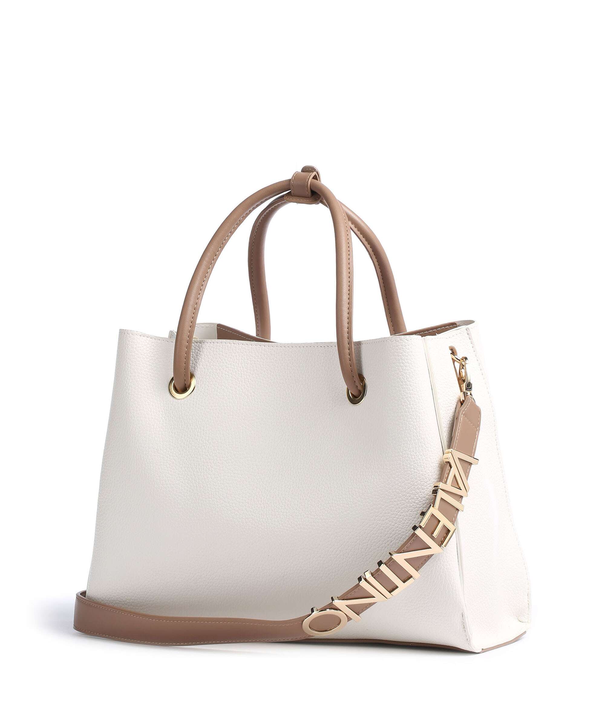 Valentino Bags Alexia Handbag imitation leather bianc/cuoi
