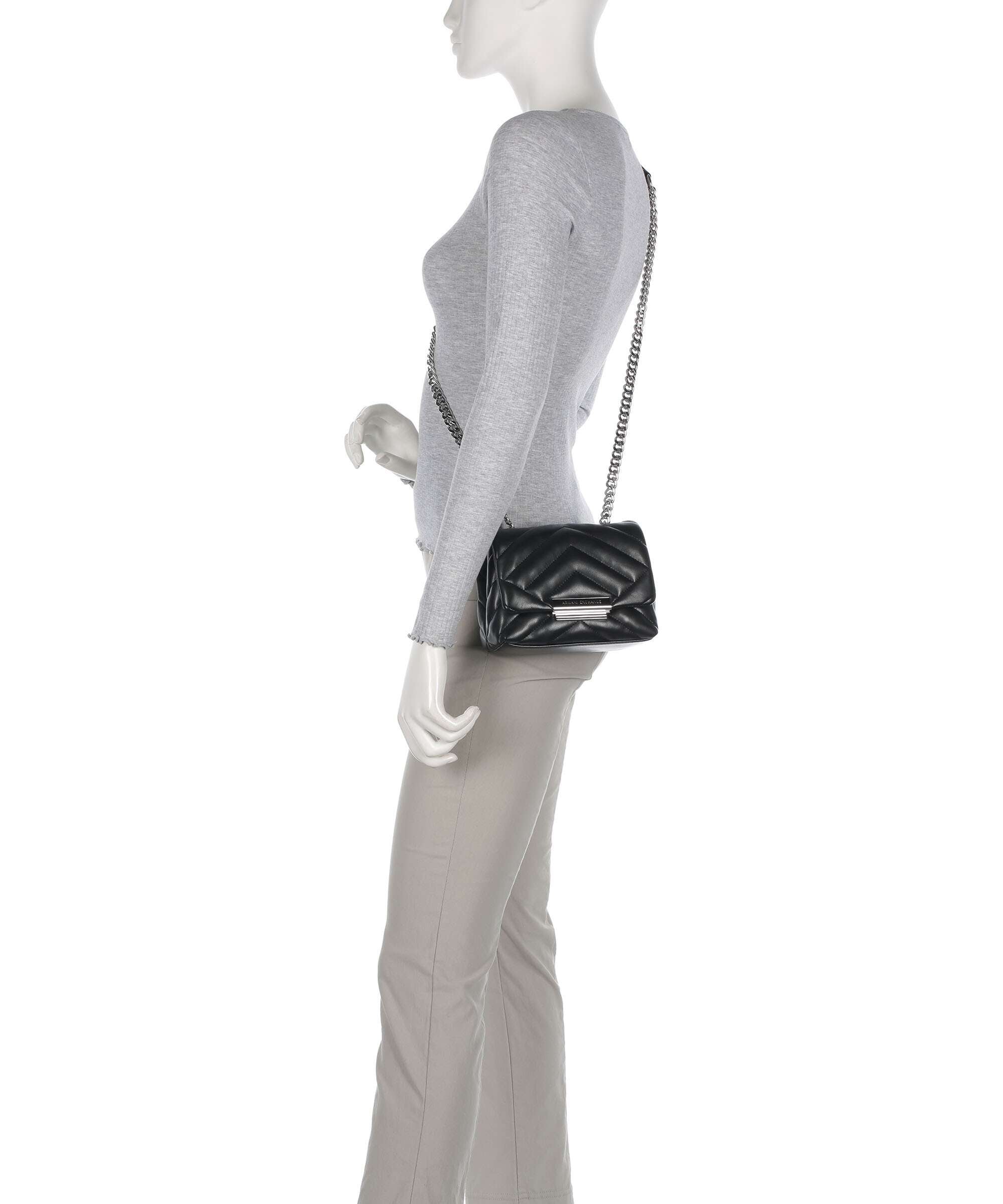 Armani Exchange Victoria Mini Crossbody bag imitation leather nero