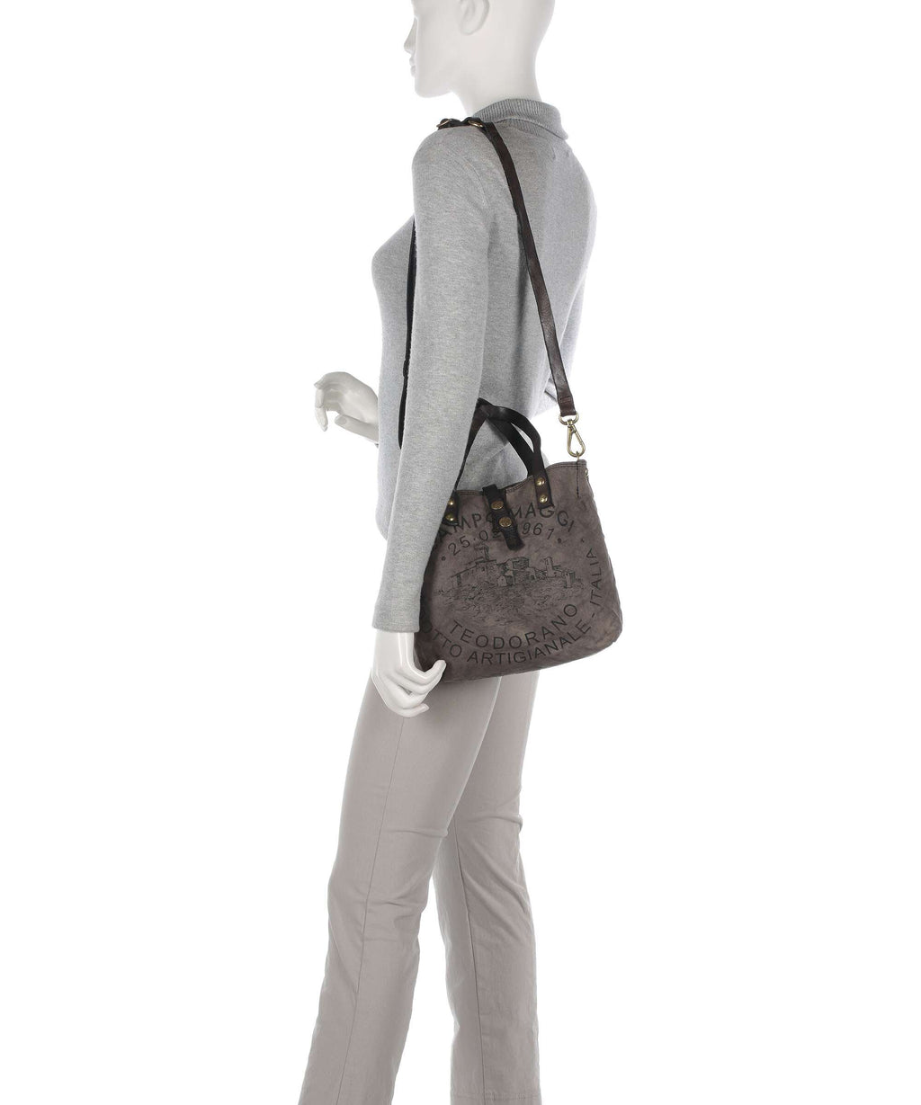 Campomaggi Handbag beige/grigio/nera
